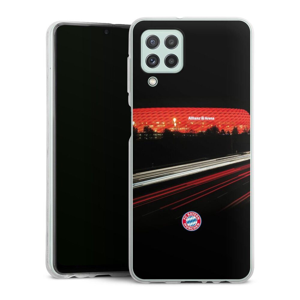 DeinDesign Handyhülle FC Bayern München FCB Stadion FC Bayern München Allianz Arena, Samsung Galaxy A22 4G Silikon Hülle Bumper Case Handy Schutzhülle