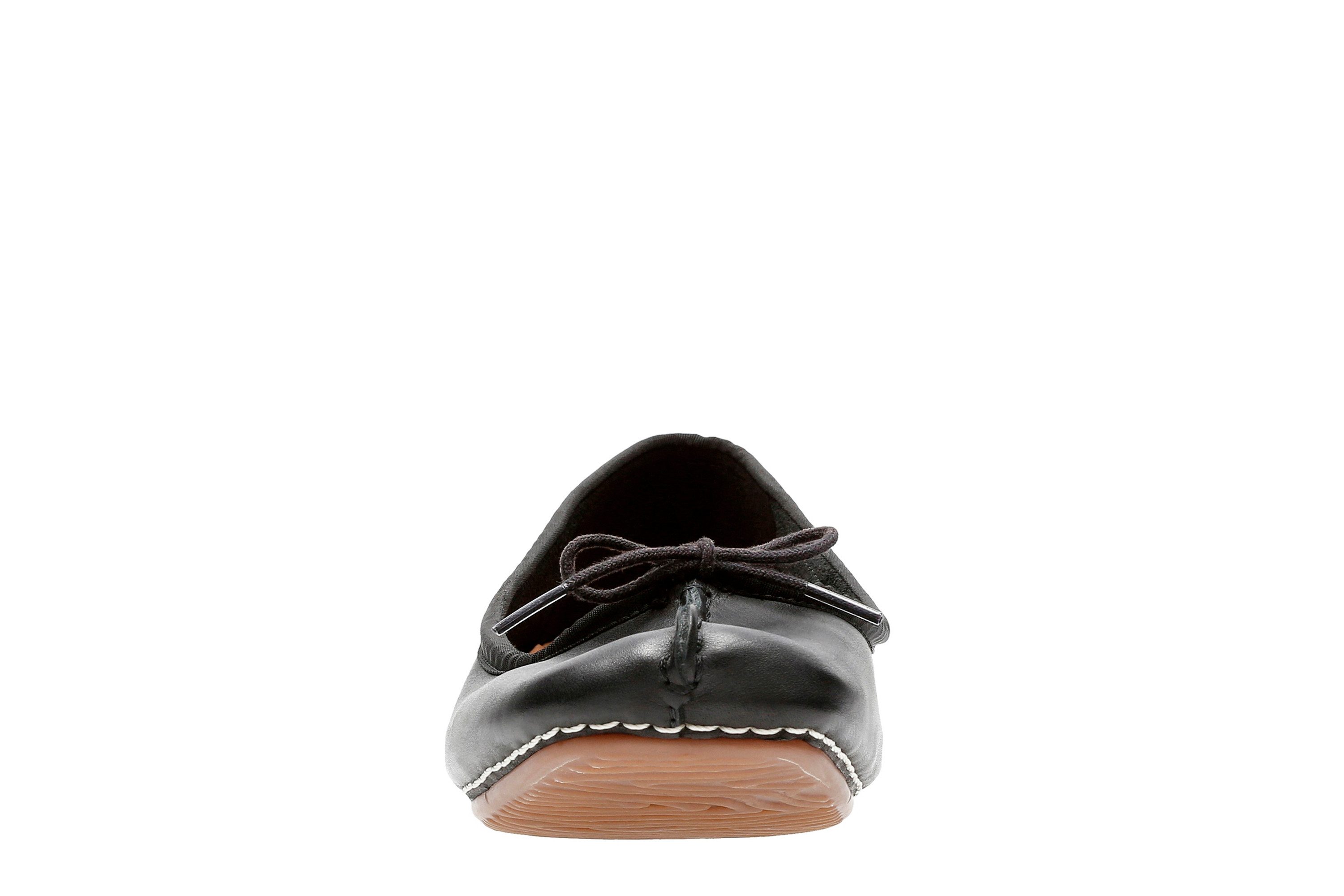 Clarks Freckle Ice Ballerina Slipper, Flats, Flats, Slipper mit Schleifchen