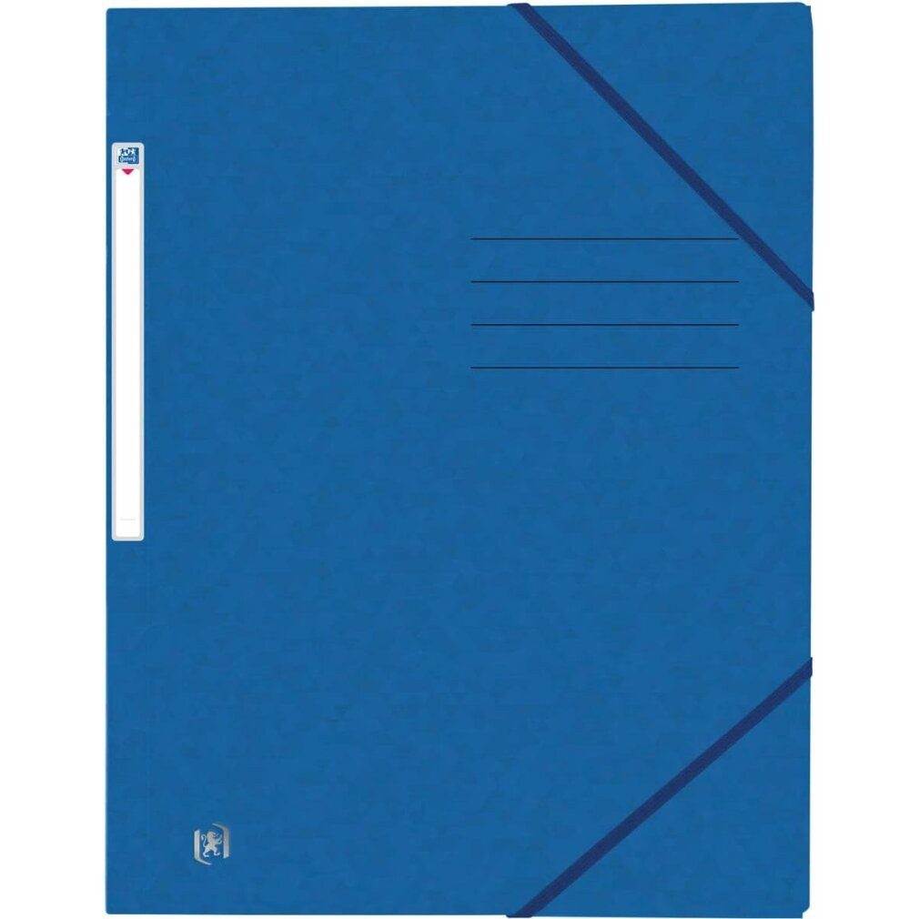 Fächermappe Eckspanner TOP FILE+ DIN A4 blau