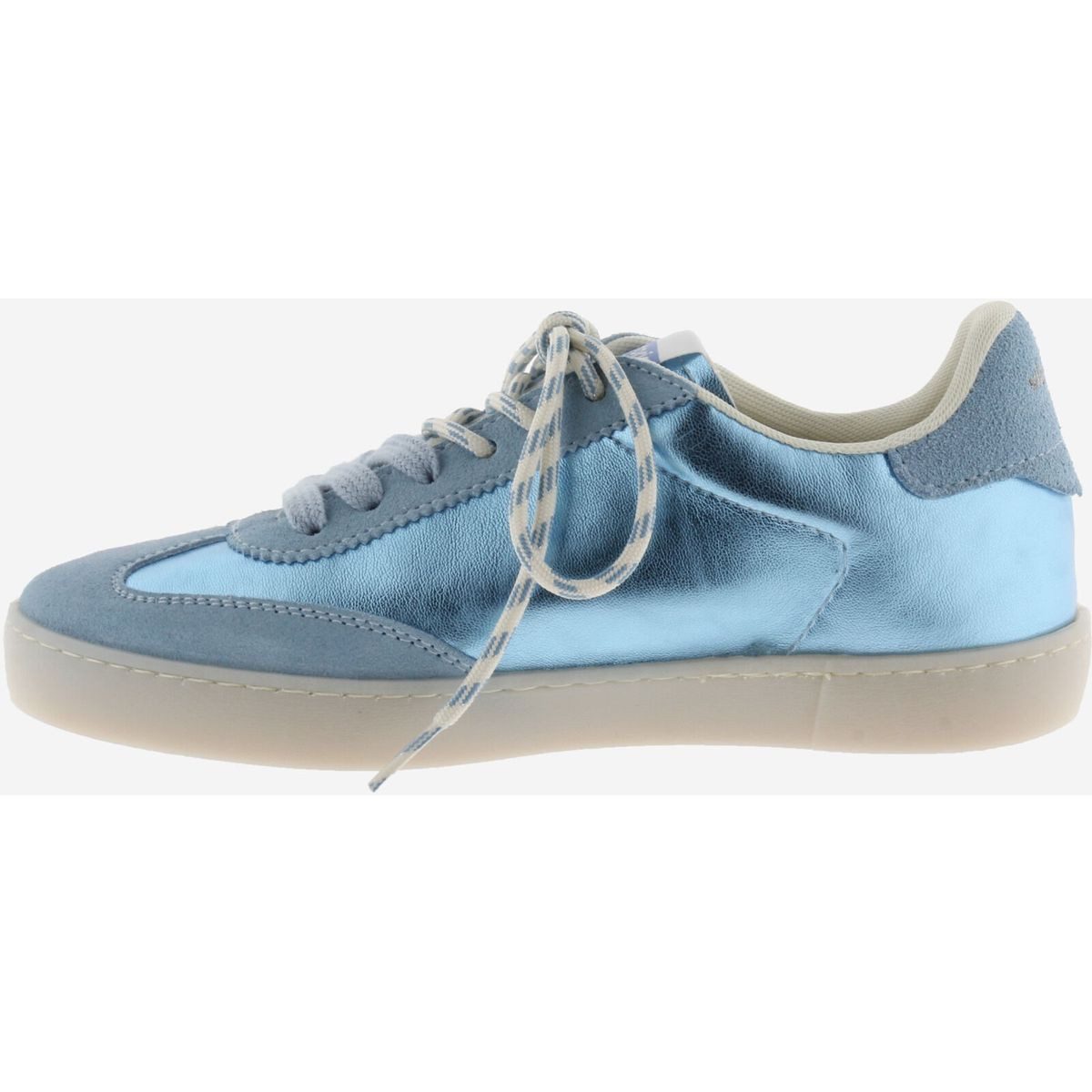 Victoria Berlin Metal Women Outdoorschuh Eleganter Damensneaker aus Spanien mit metallischer Lederoptik und