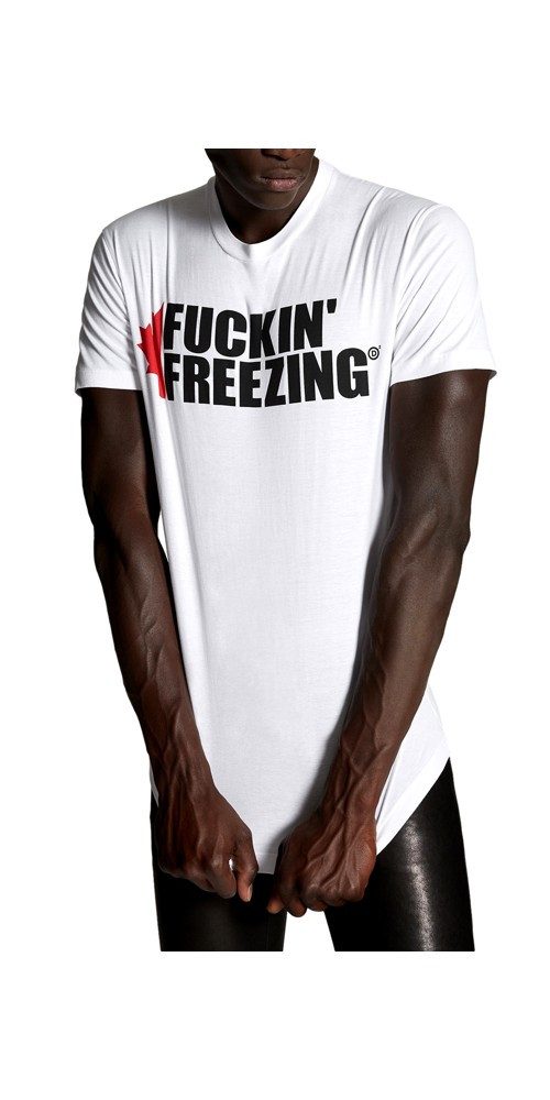 Dsquared2 Print-Shirt Dsquared2 Icon Fuckin´ Freezing günstig online kaufen