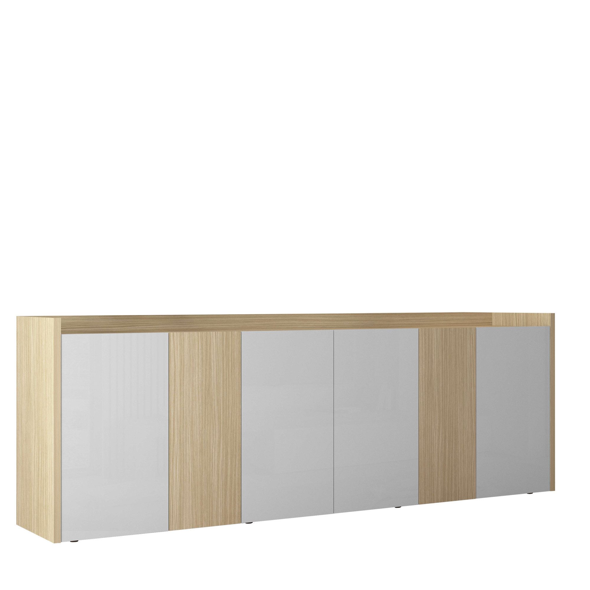 OTTO home Sideboard Sideboard ALTEA, Kommode, Schrank, Kredenz (1 St), Mit 6 Drehtüren, 6 Innenfächer, B.220 cm