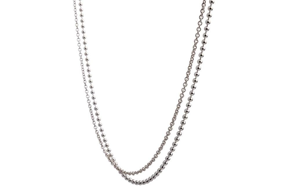 Silberkettenstore Kette mit Anhänger wählbar - Line von Harmony Fashion Silber, 40-100cm 925 Länge