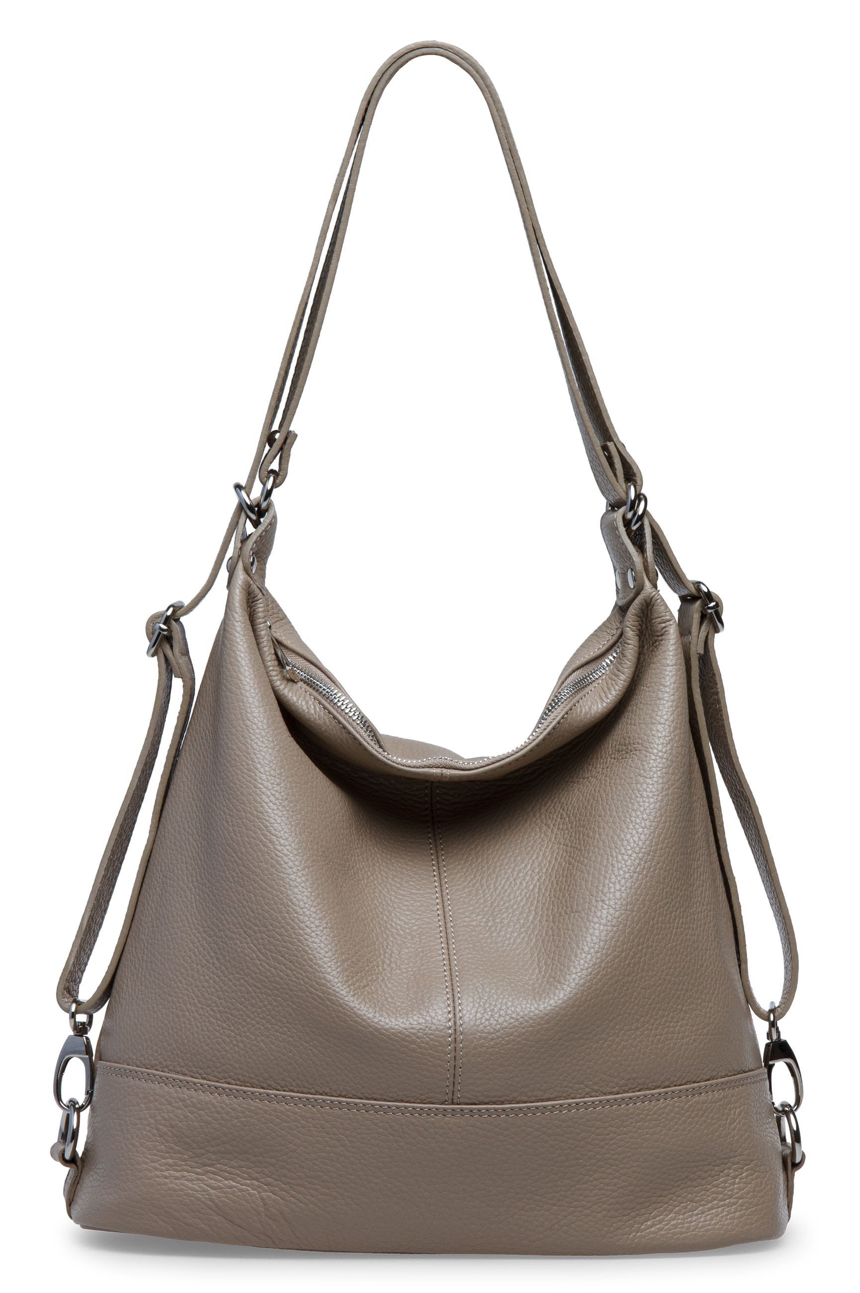 Schultertasche 2 in 1 Rucksack Damen Leder Tasche - PREMIUM LINE - Modell No.796
