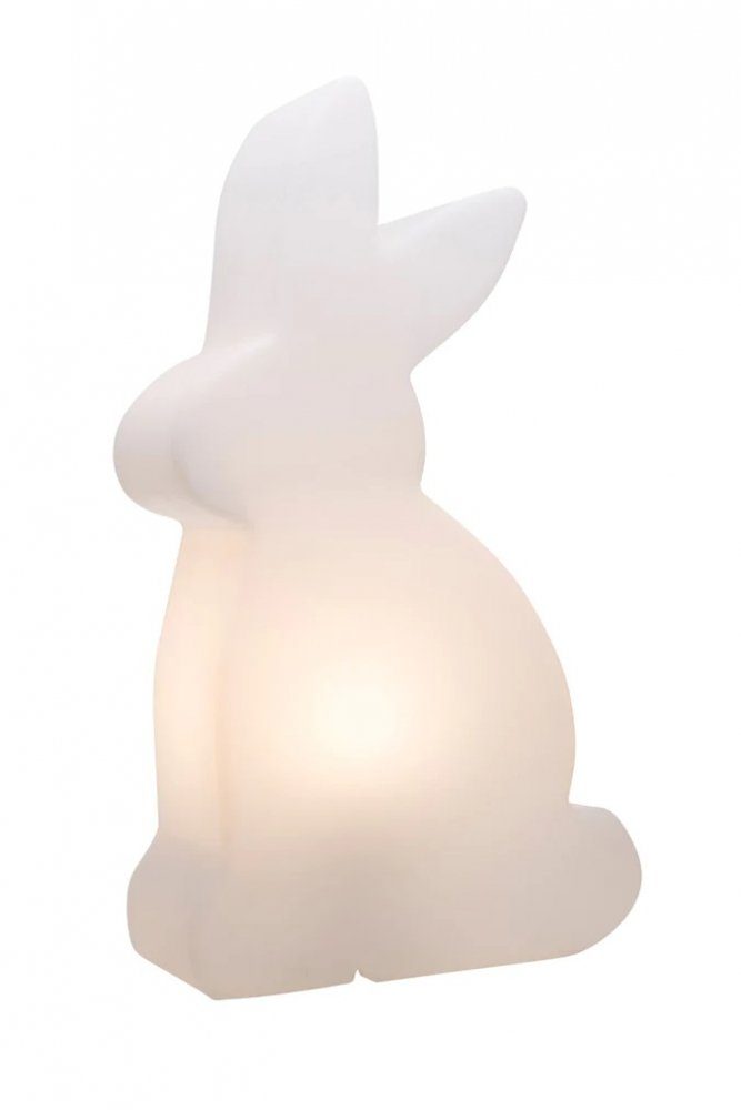 8 seasons design Osterhase, 8 seasons - Motivleuchte Shining Rabbit 50 cm  weiß LED