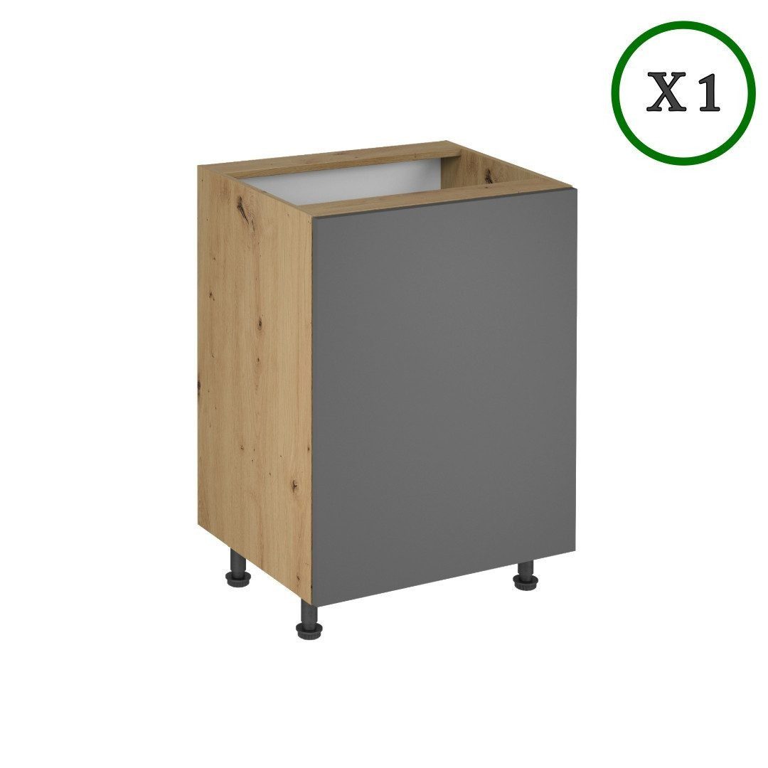 ROYAL24_MARKT Küchenzeile K18-G400 - Nexa - Luxuriöses Design mit perfekter Aufbewahrung, (Komplett Set), Premium - Modern - Exzellent.
