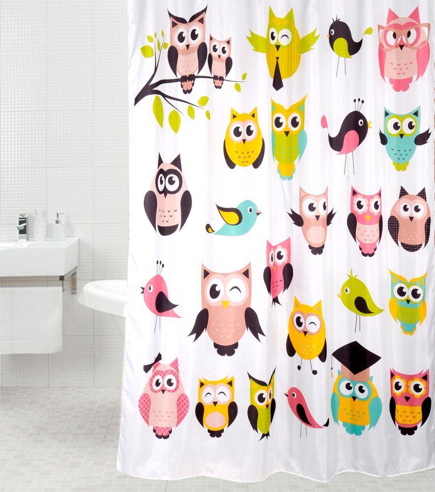 Sanilo Duschvorhang Owl Breite 180 cm