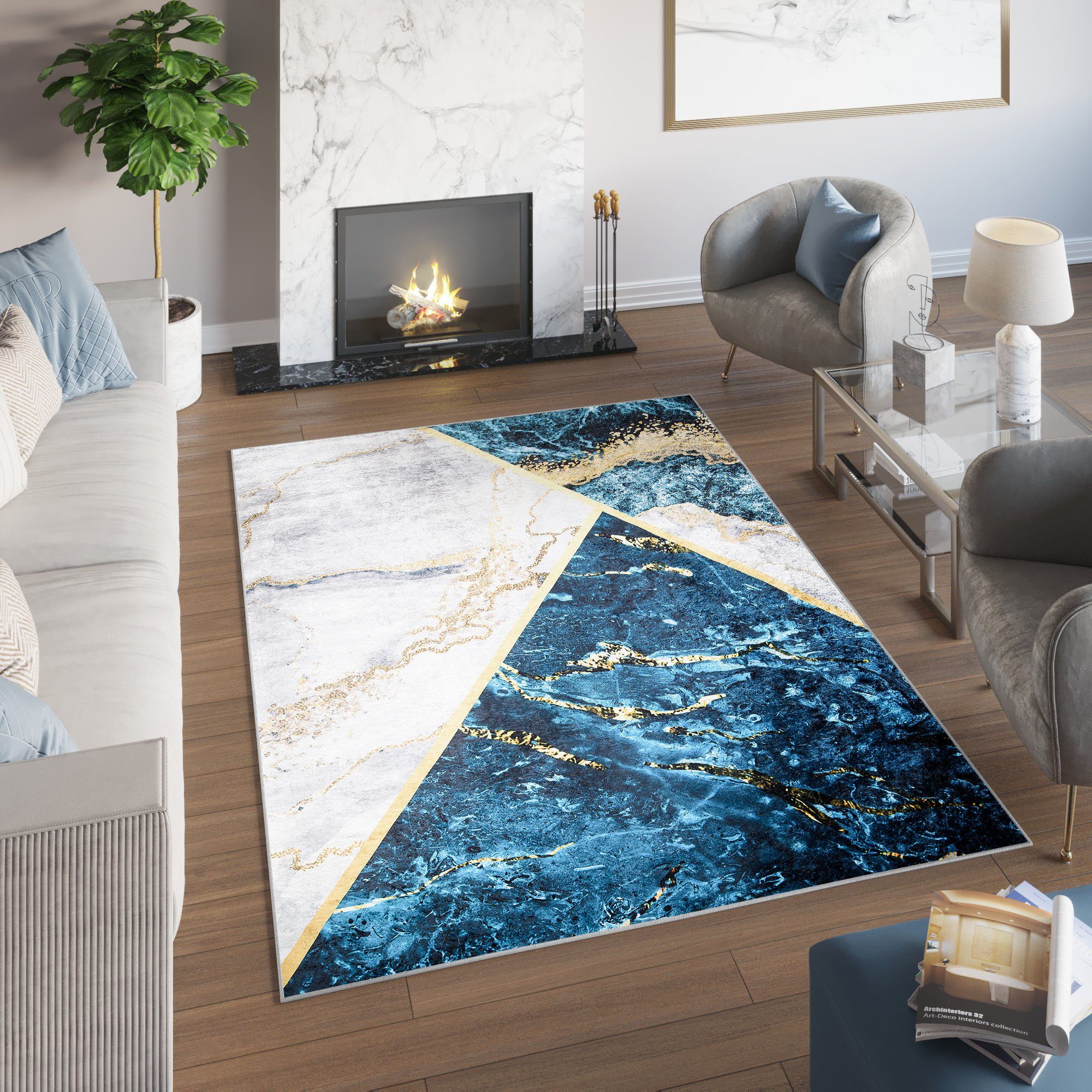Tapiso Designteppich TOSCANA, rechteckig, Höhe: 6 günstig online kaufen