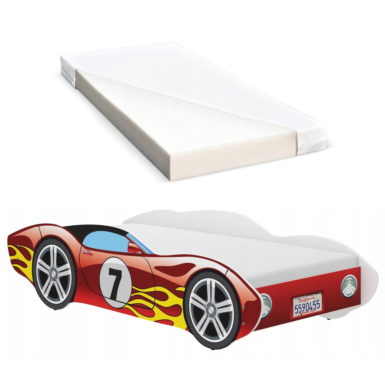iGLOBAL Kinderbett Autobett Cars Bett Jugendbett günstig online kaufen