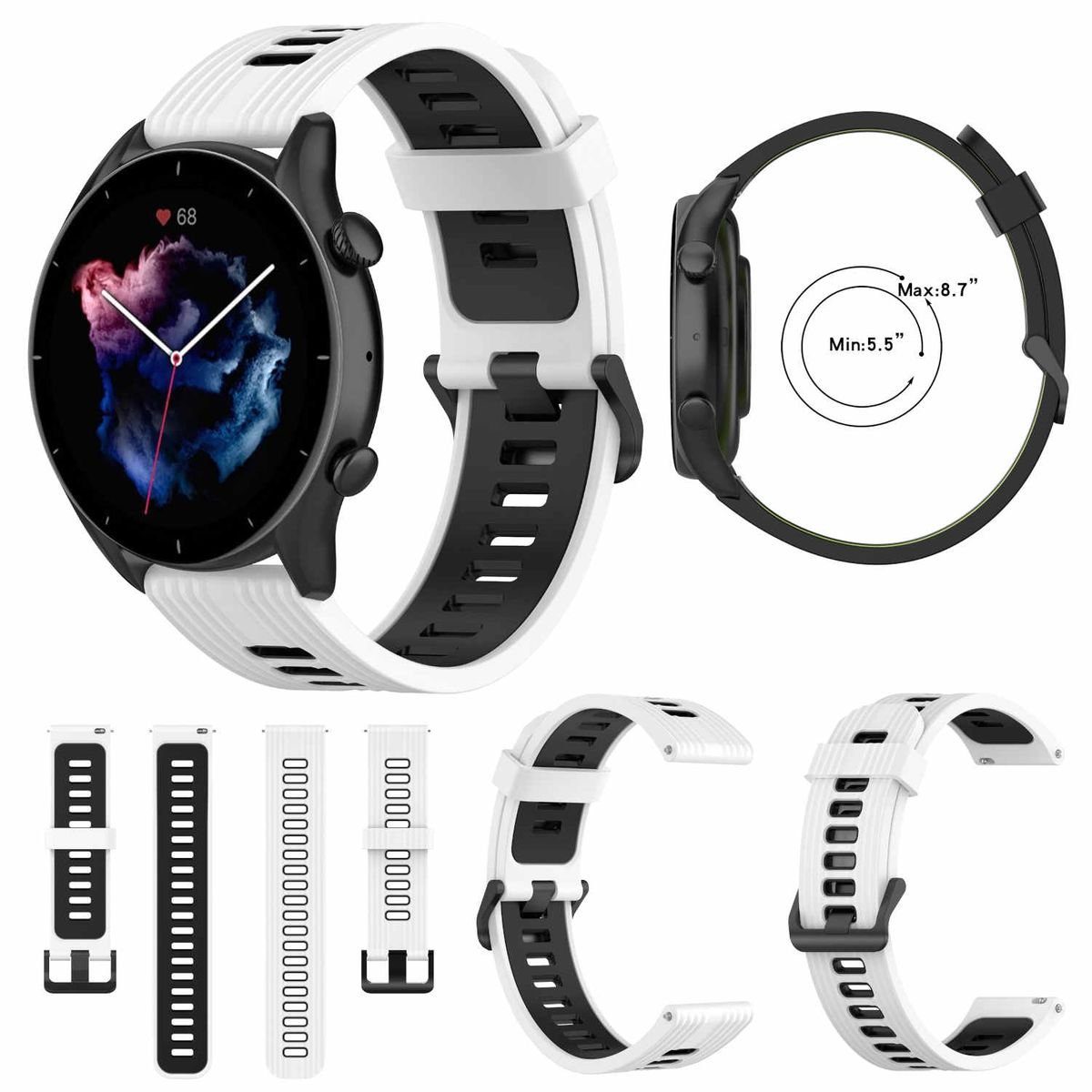 Wigento Smartwatch-Armband Für Amazfit GTR 4 günstig online kaufen
