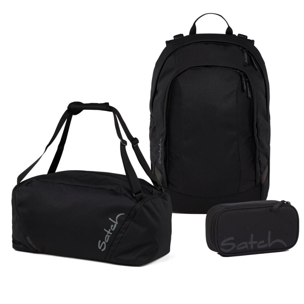 Satch Schulrucksack Air (3tlg., inkl. Schlamperbox und Sporttasche)