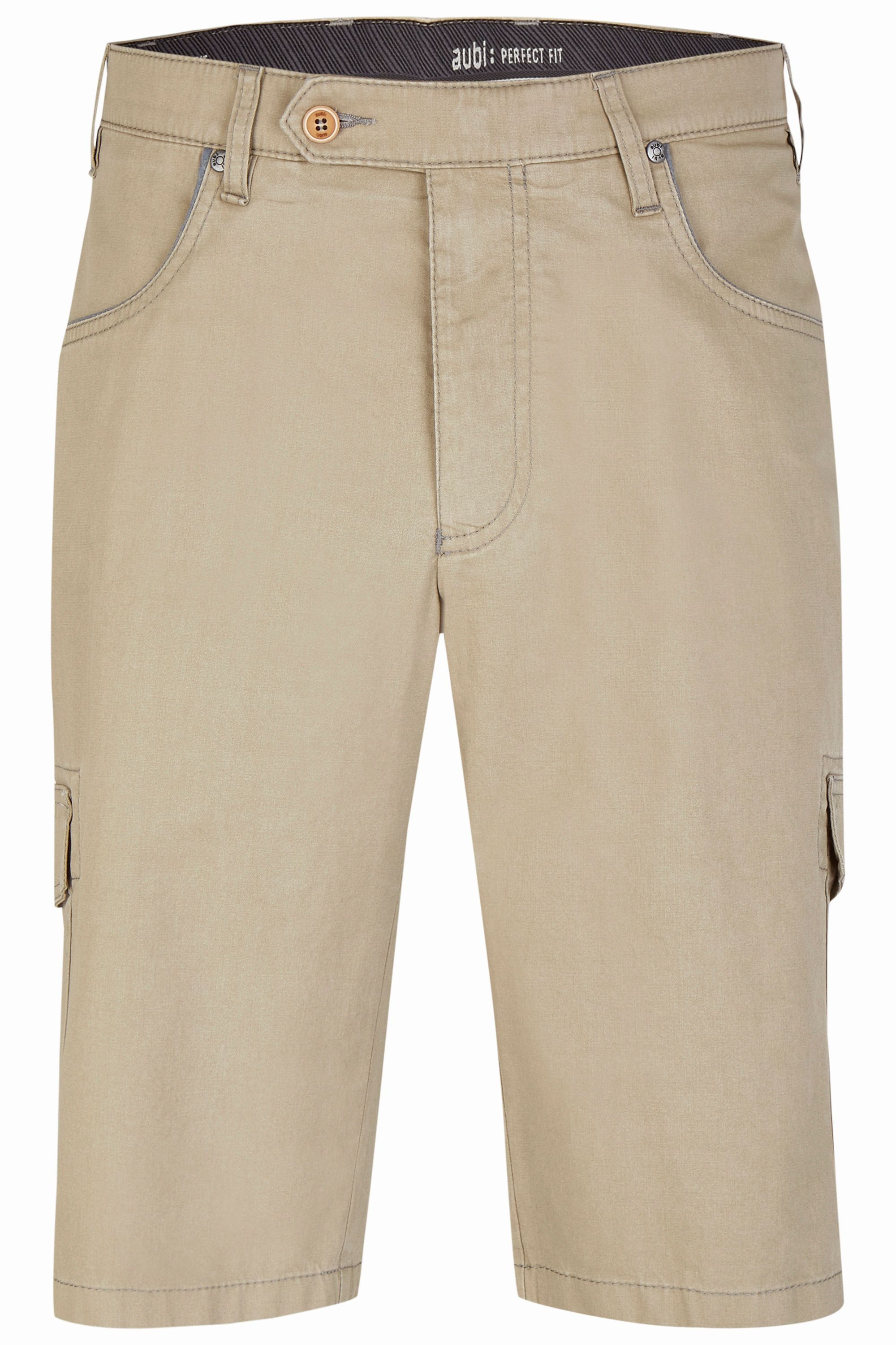 aubi: 3/4-Hose aubi Perfect Fit Herren Shorts Paisley High Flex Modell 616