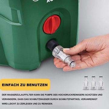 Amissz Schlauchadapter Hochdruckreiniger-Einlassfilter zur Filterung von Verunreinigungen, (set, 4-St), tragbar