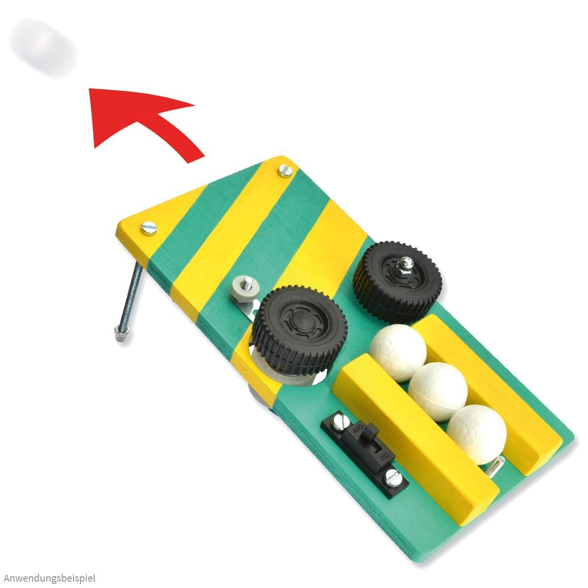 matches21 HOME & HOBBY Ballschleuder Bälleschleuder Kinder Holzbaukasten