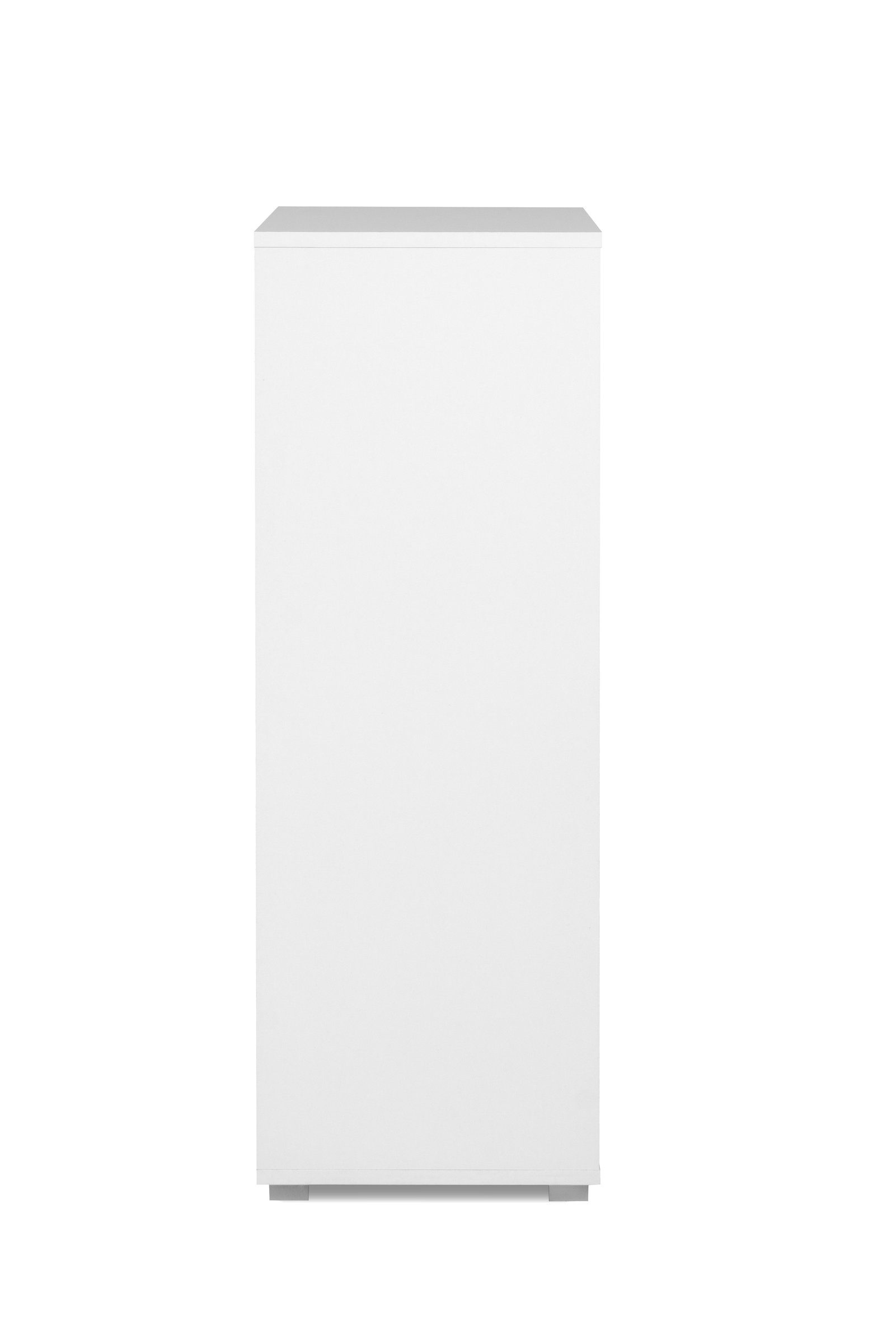 Abmessungen möbelando cm in Fyn, (BxHxT) 46x96,5x33,5 Regal weiß Einlegeböden. 3 mit