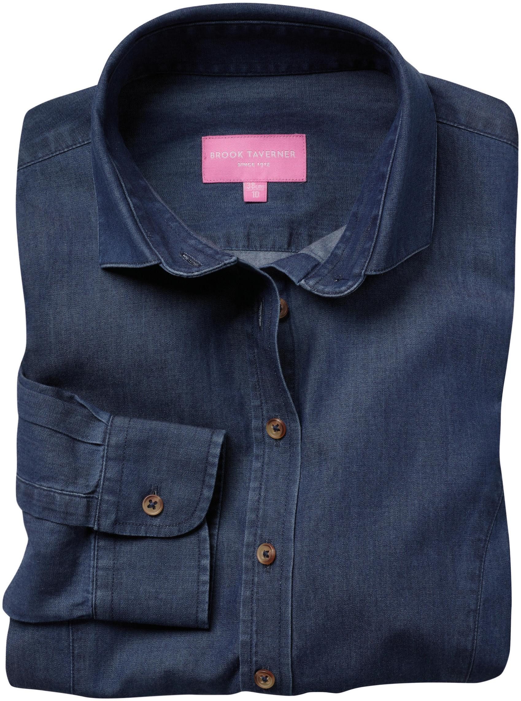 Brook Taverner Outdoorhemd Bluse Banff Damen Denim