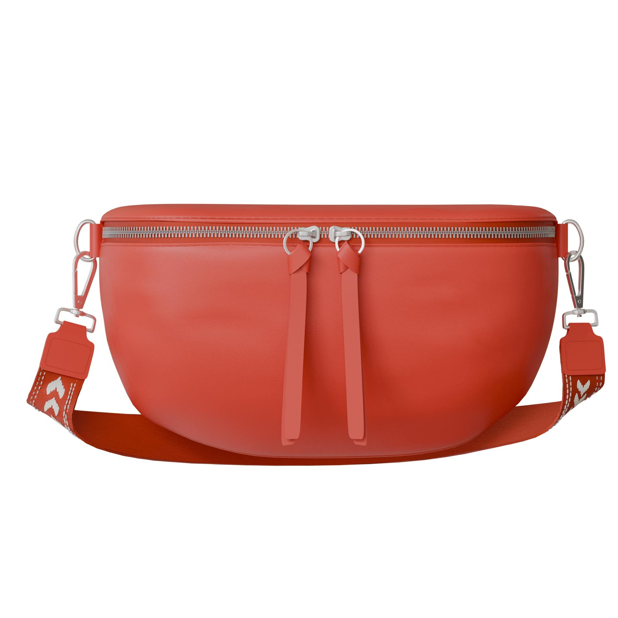 KMISSO Umhängetasche Damen Crossbody Schulter Tasche Veganes Leder Modern Stilvoll 30621 (1-tlg), im eleganten Look
