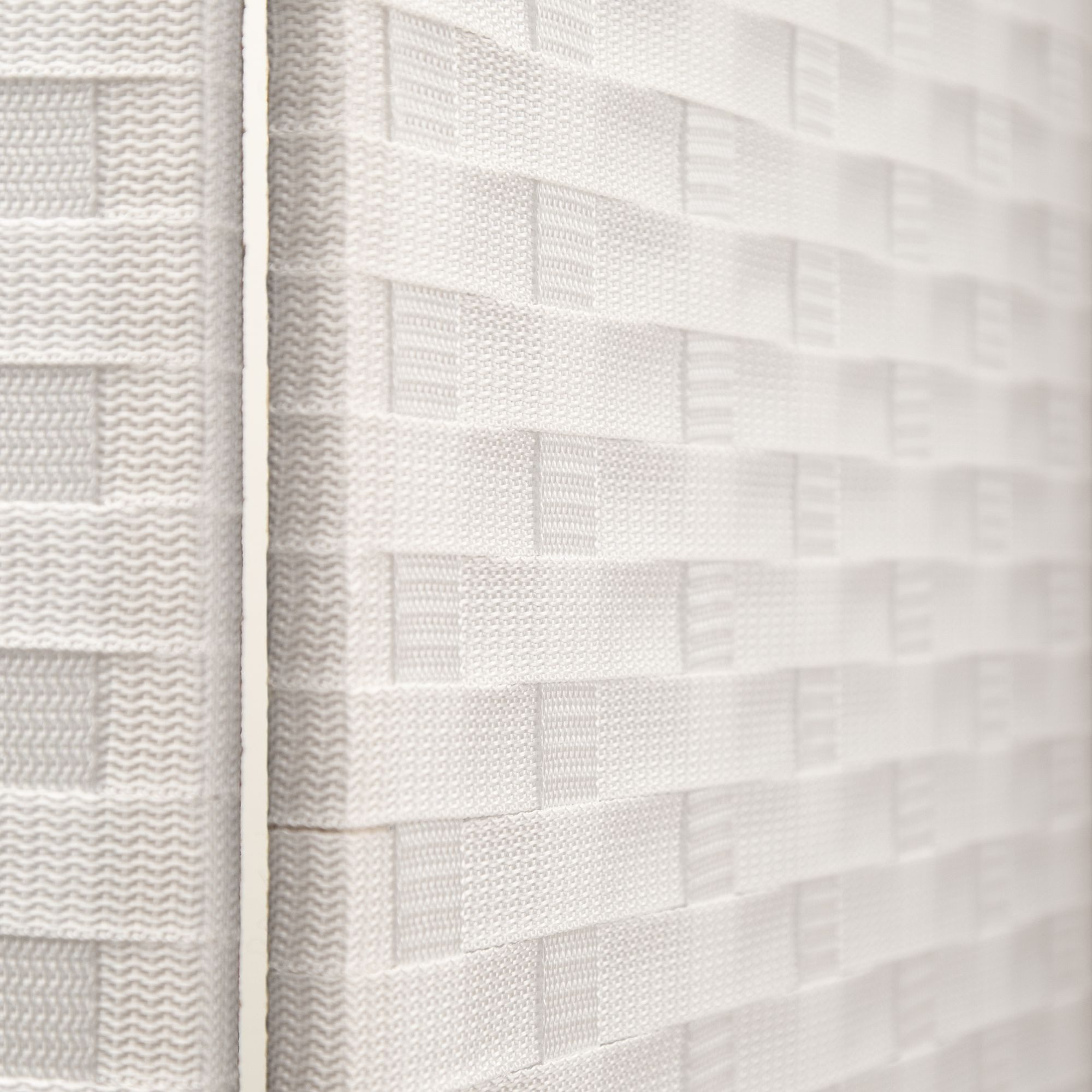 Hexim Raumteiler, Paravent 180x180 cm - Trennwand 4-teilig klappbar für Innenbereich - Raumteilung Dekoration Blickfang freistehend tragbar Privatsphäre (LR194-weiß)