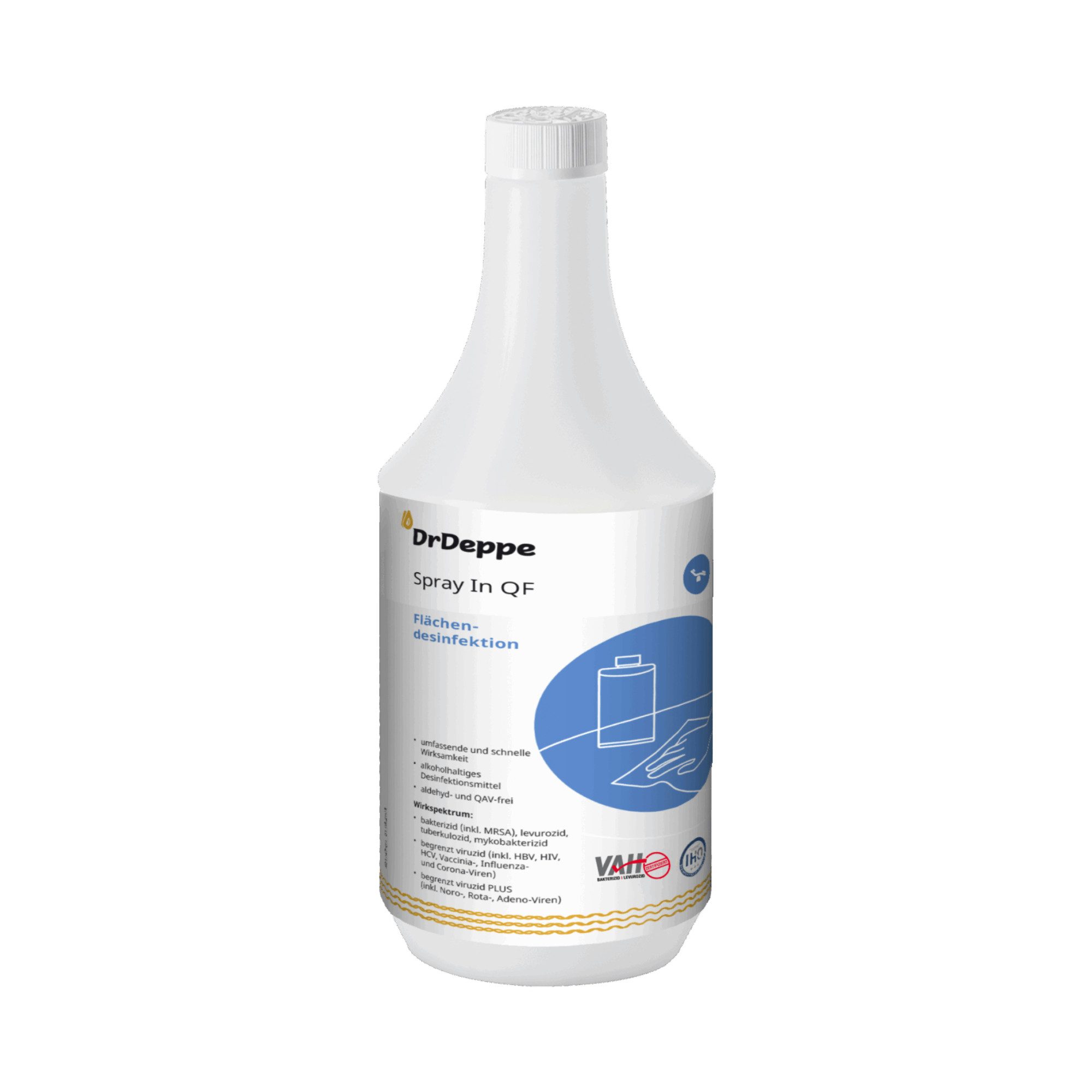 Dr.Deppe Spray In QF - alkoholhaltiges Flächendesinfektionsmittel Oberflächen-Desinfektionsmittel (1-St)