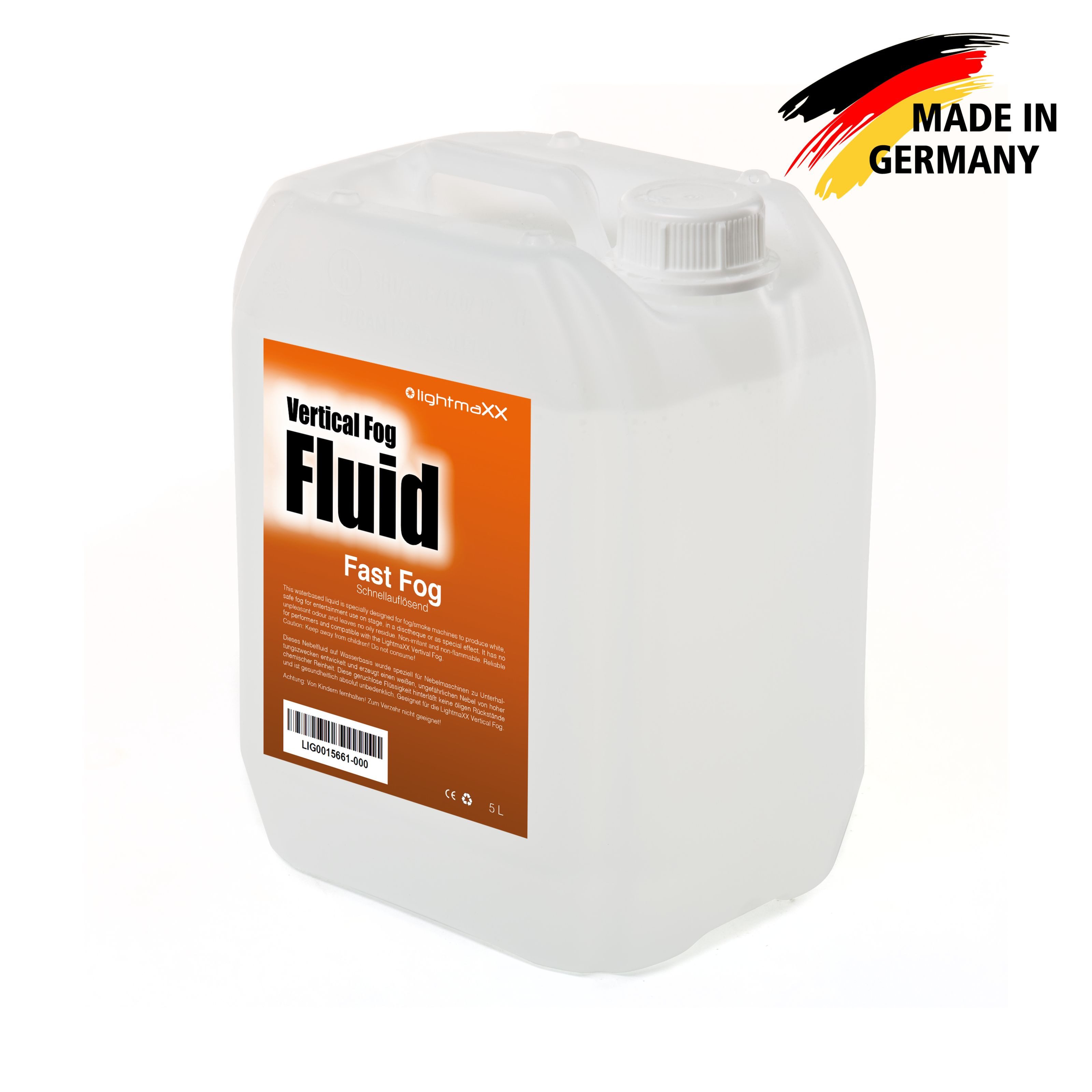 lightmaXX Discolicht, Vertical Fog Special Fluid, Nebelfluid, Wasserbasis