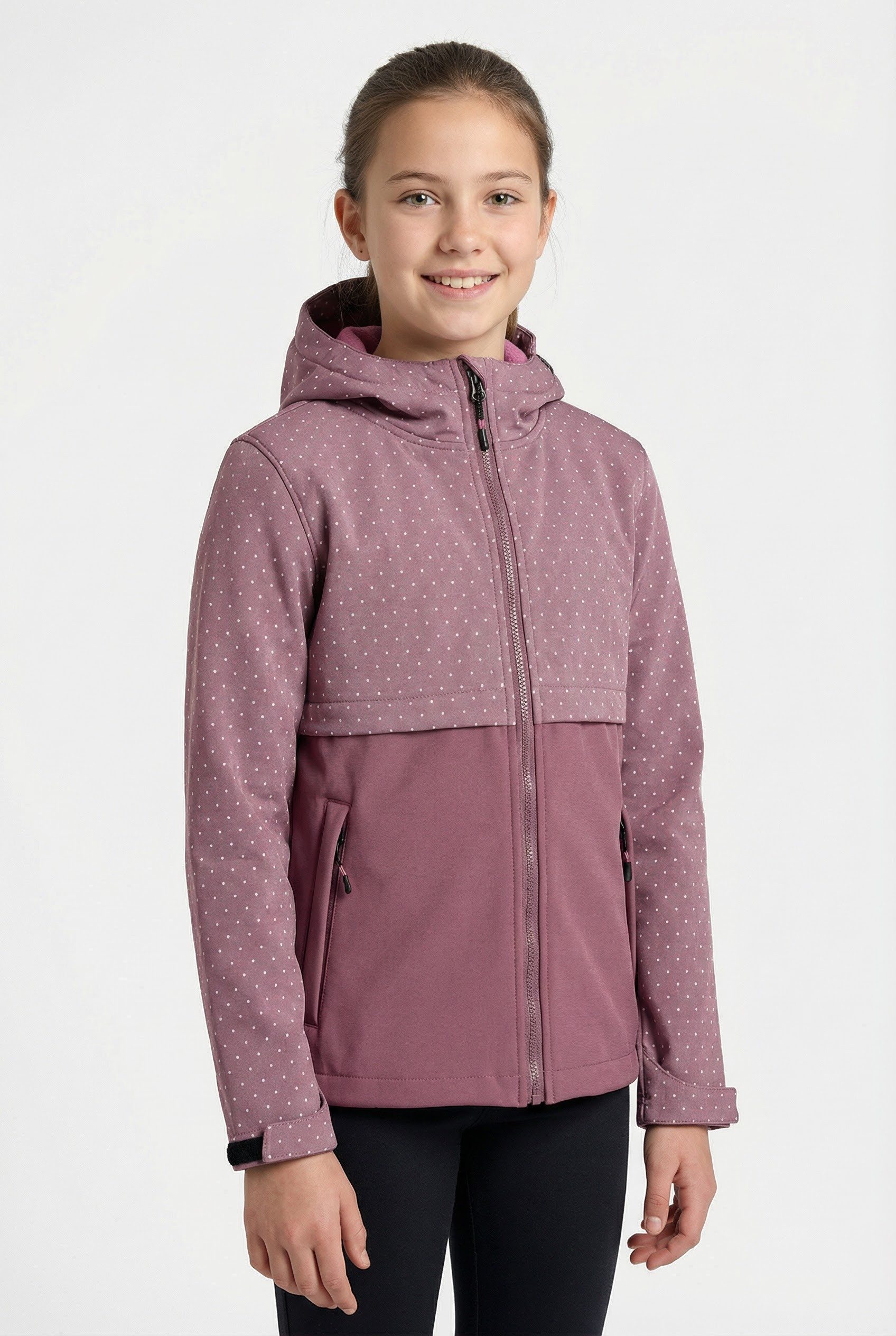 Killtec Softshelljacke KOW 227 GRLS SFTSHLL JCKT Übergangsjacke für Jugendliche, mit reflektierenden Elementen