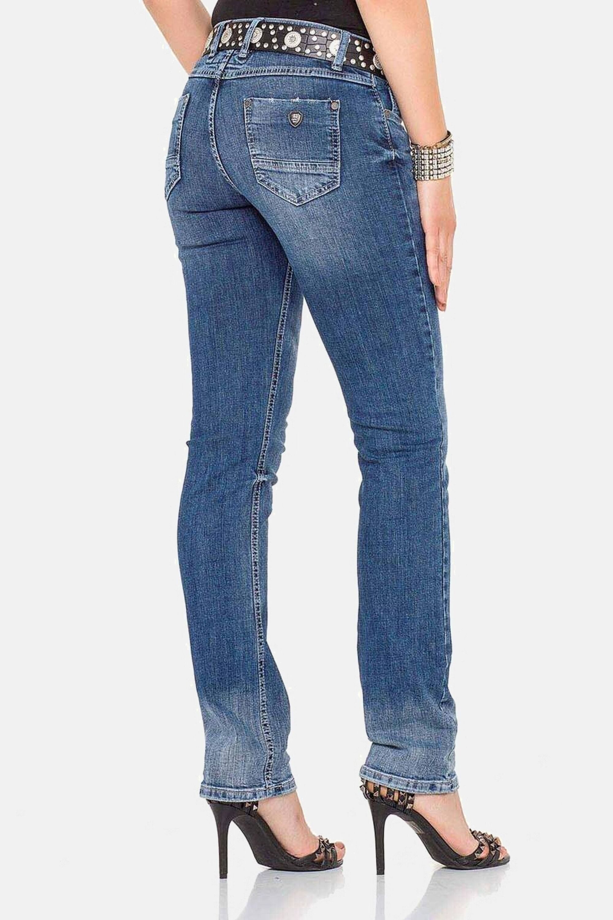 Cipo & Baxx Slim-fit-Jeans Jeans mit 5-Pocket-Look, WD-364 – Bild 2 von 5