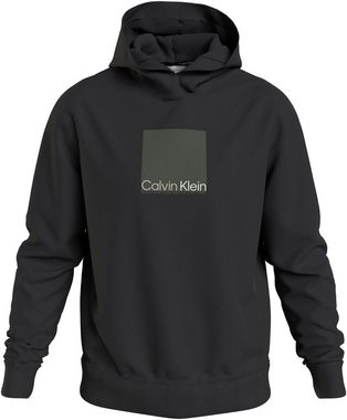 Calvin Klein Kapuzensweatshirt SQUARE LOGO HOODIE mit Markenlabel