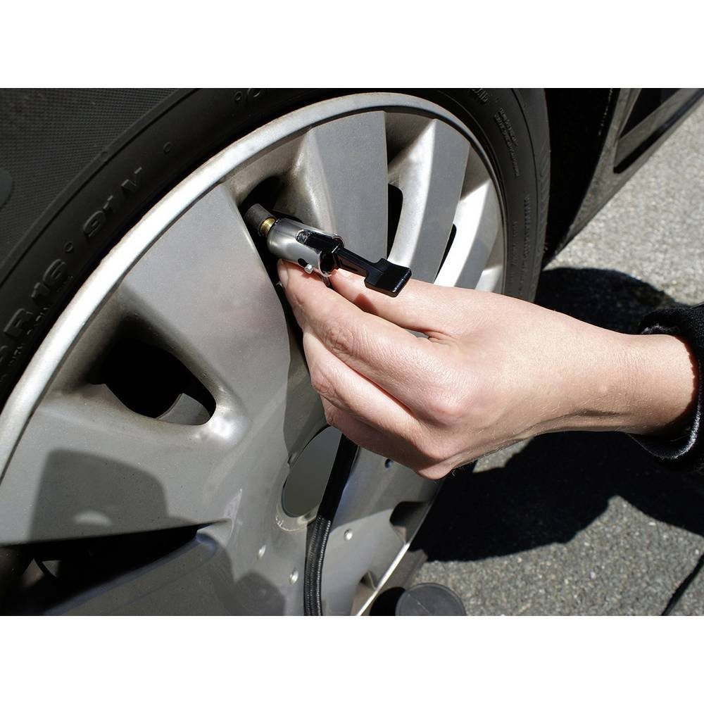 EUFAB Kompressor Mini Kompressor 12V 17bar 21066, Analoges Manometer