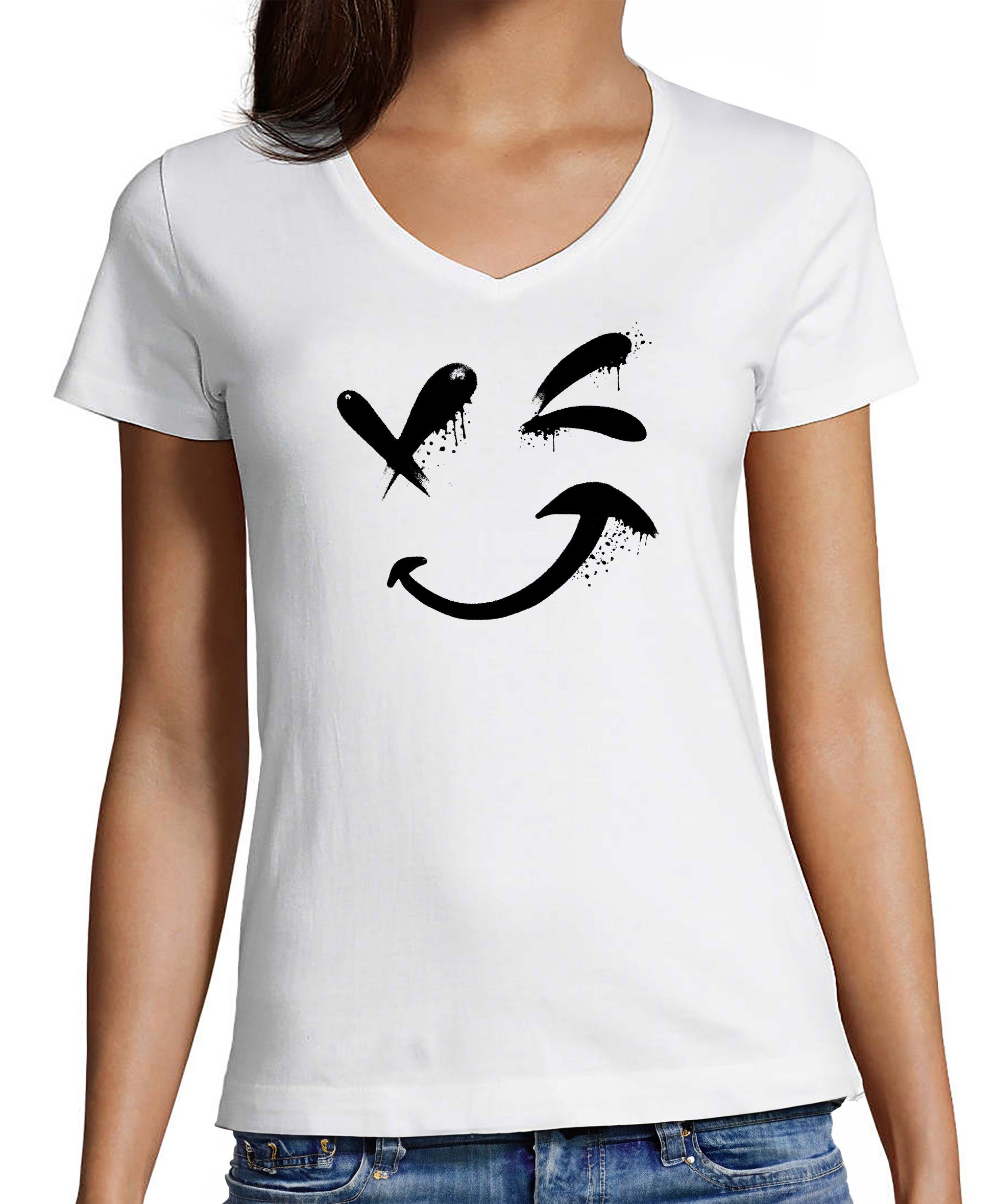 MyDesign24 T-Shirt Damen Print Shirt - günstig online kaufen