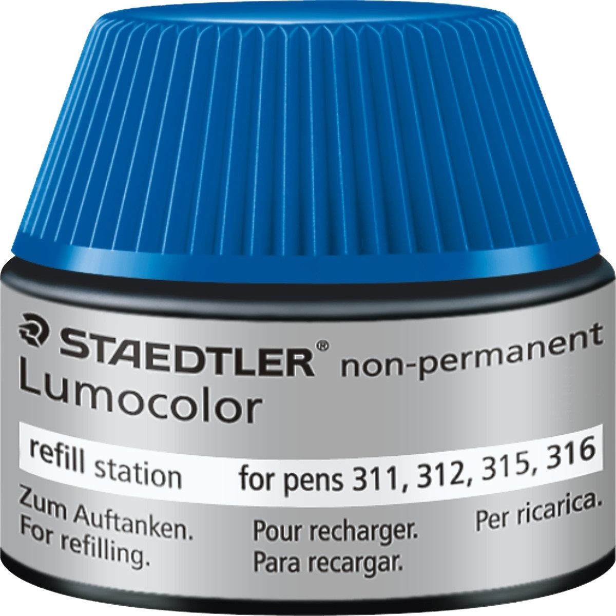STAEDTLER Füllhalter Nachfülltinte Lumocolor nonpermanent blau