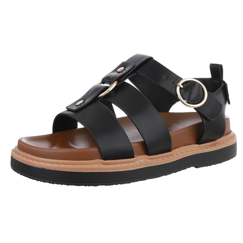 Ital-Design Bequeme Damen-Sandalen mit optimaler Passform Riemchensandalett günstig online kaufen