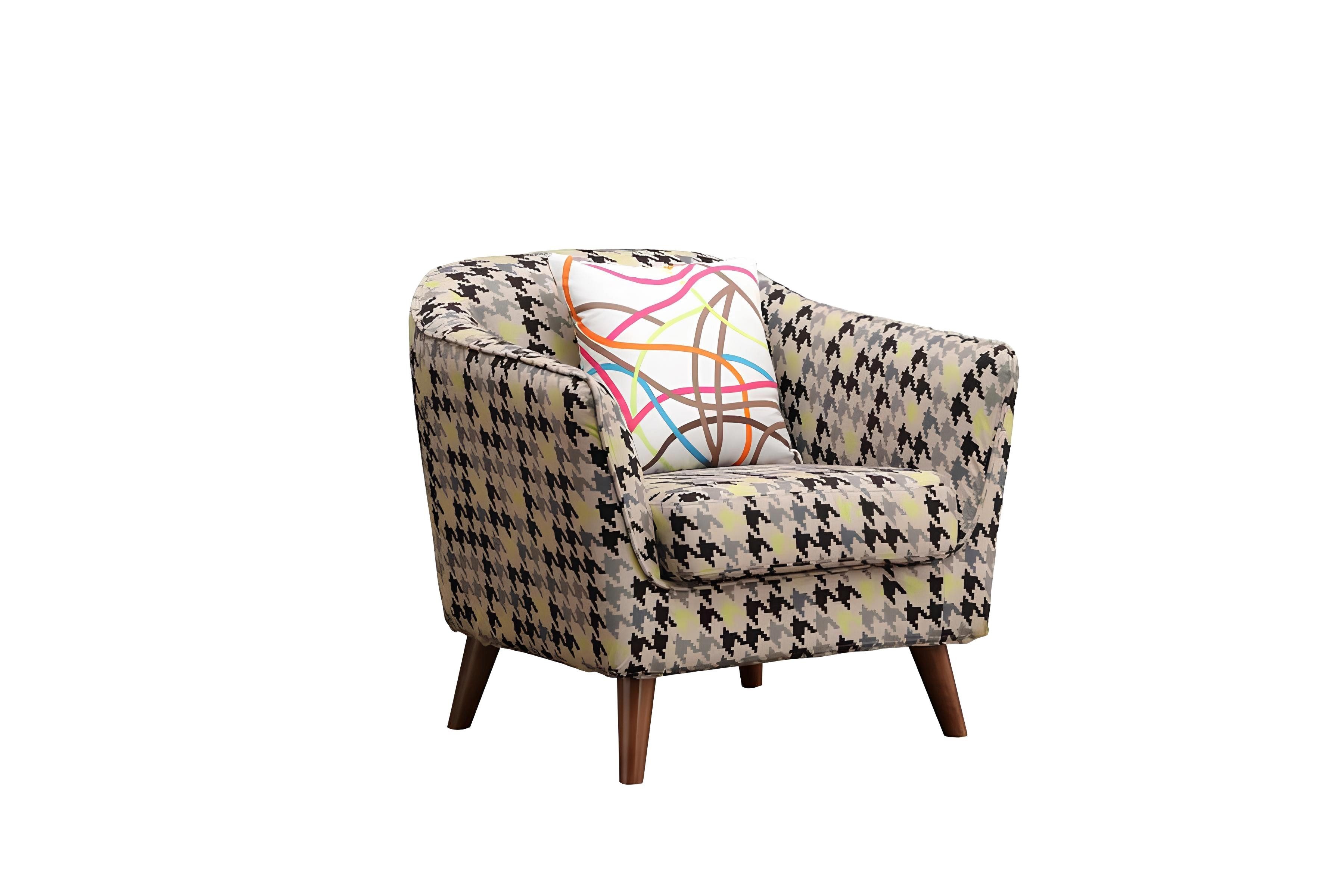 Sessel Design Sessel Metall Relax Lounge Möbel Wohnzimmer Modern Abstrakt