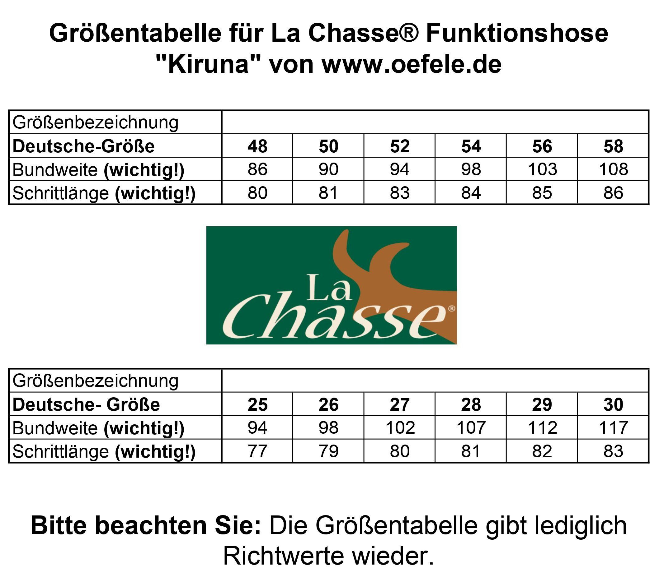 La Chasse® Jagdhose Outdoorhose wasserabweisend elastisch wasserabweisend Bergen Herren Stretch-Funktionshose