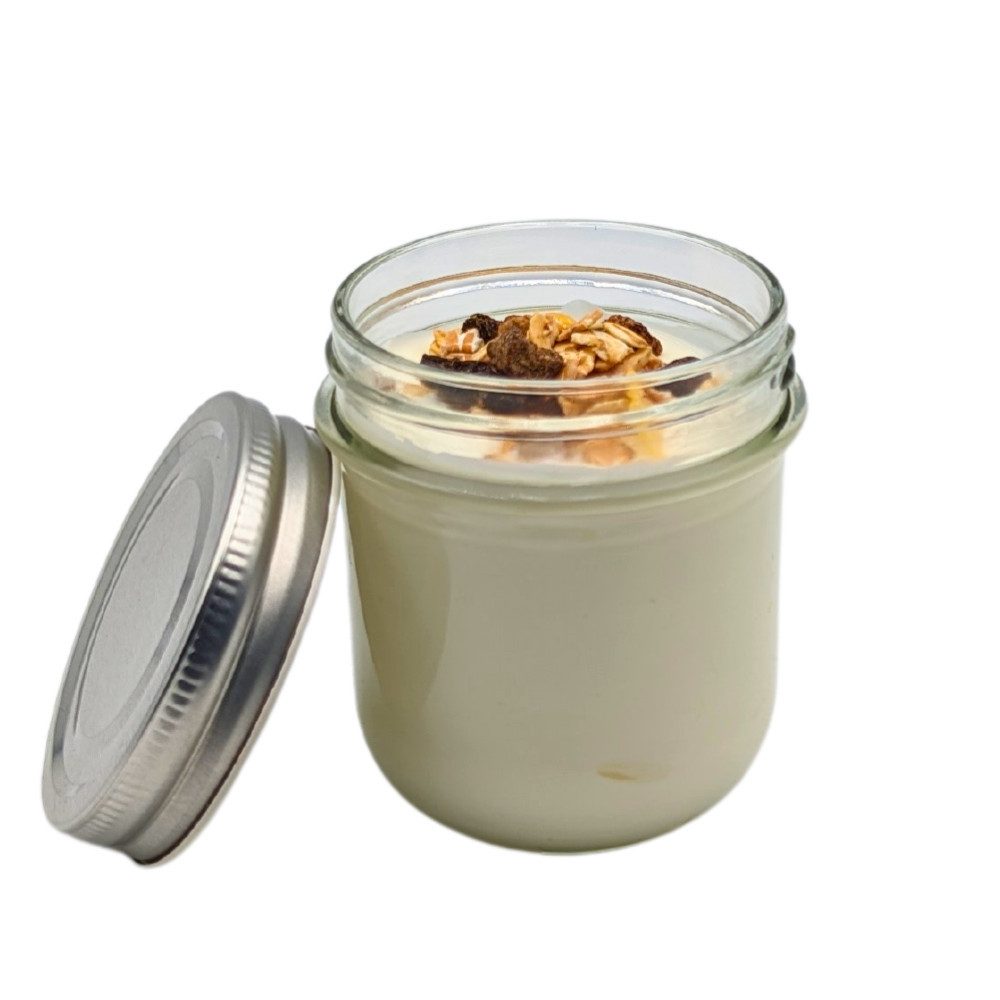 mikken Joghurtgläser 8x Dessertglas 220 ml Joghurtglas mit Schraubdeckel, (8er Set)