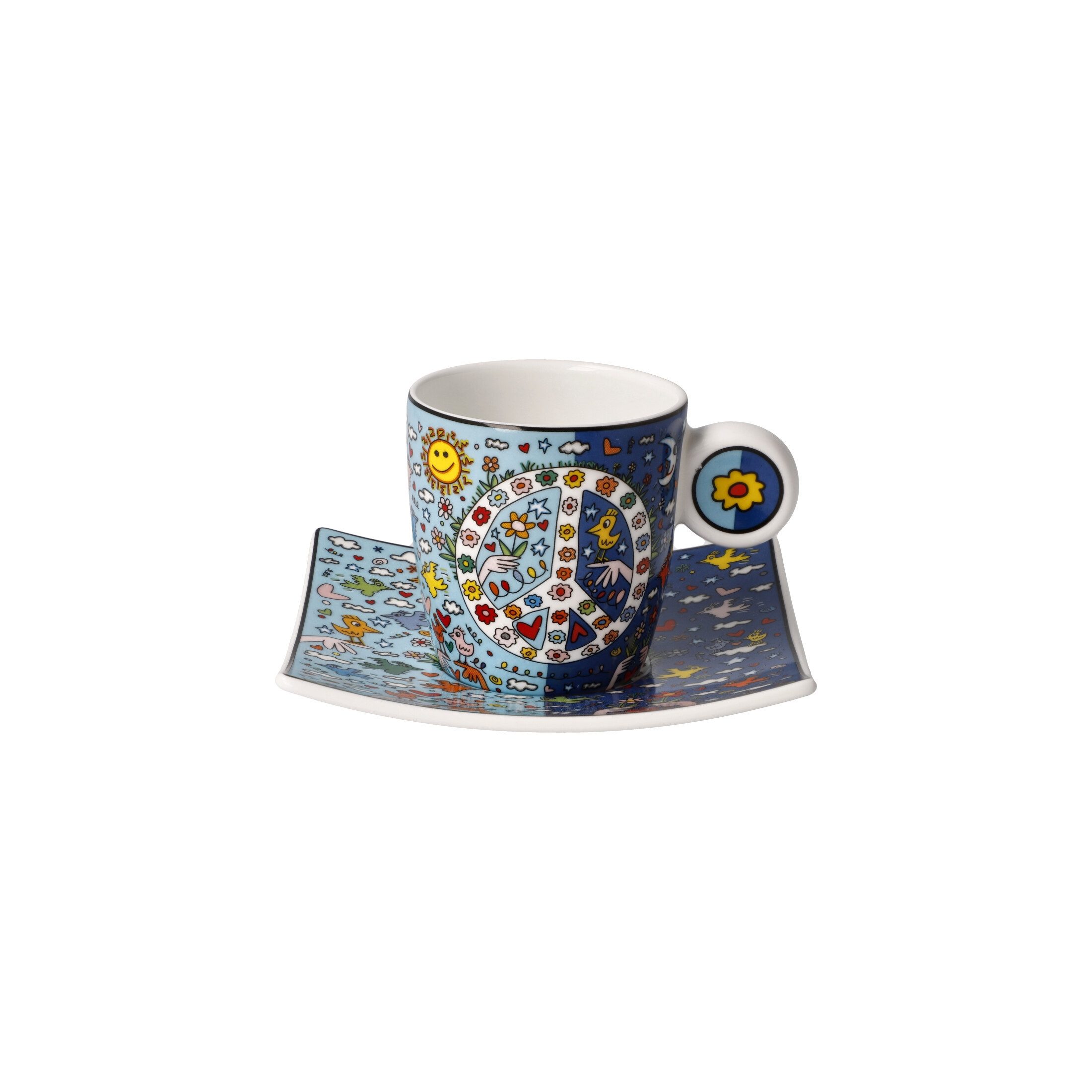 Goebel Tasse James Rizzi, Porzellan