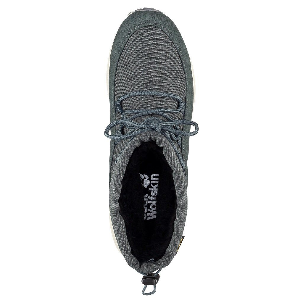 Jack Wolfskin Winterschuhe Nevada Mid Texapore (Fleecefutter, leicht) grün Damen Winterstiefel