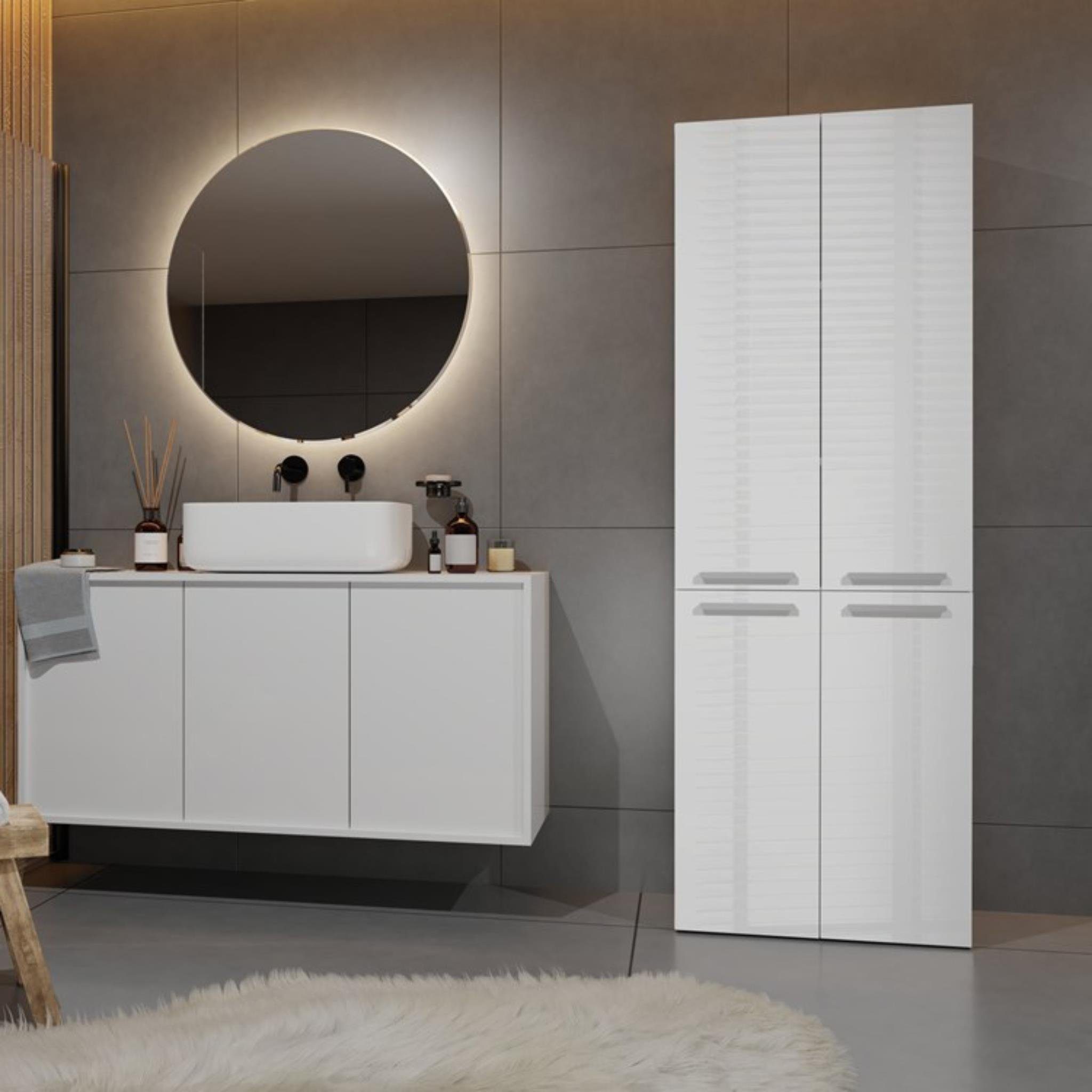 Beautysofa Hochschrank Nel 2k DD (geräumige günstig online kaufen