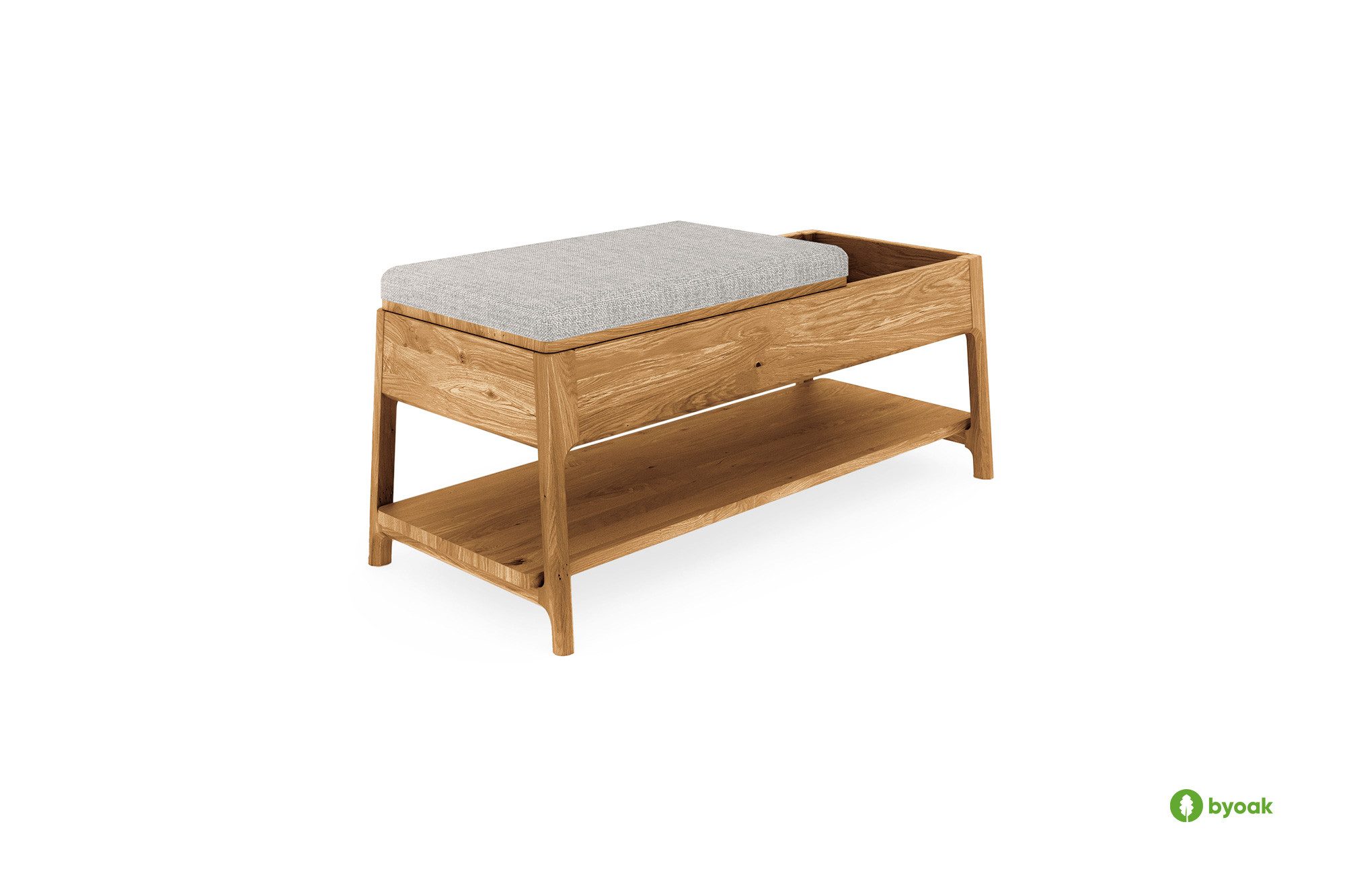 byoak Bettbank TWIG aus Massivholz, Naturgeölt