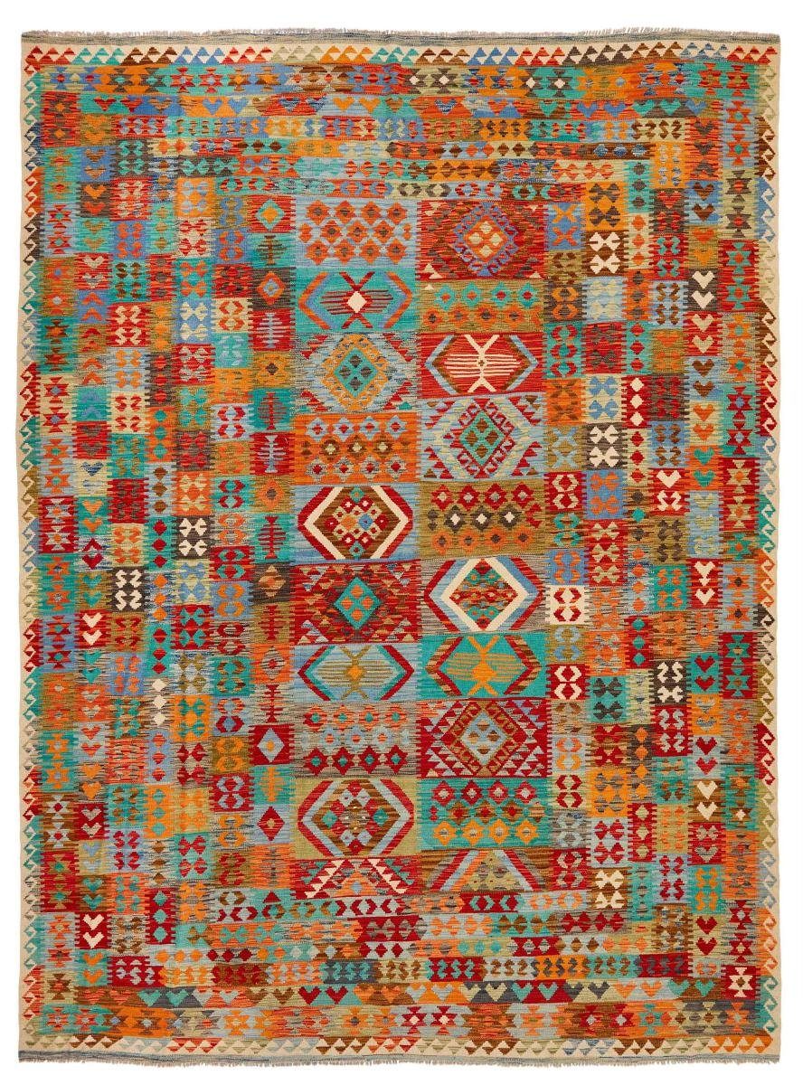 Orientteppich Kelim Afghan 301x412 Handgewebter Orientteppich, Nain Trading, rechteckig, Höhe: 3 mm