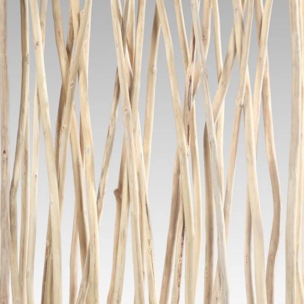 LebensWohnArt Paravent Teakholz Paravent TORONTO Natural ca. H180cm Raumteiler Äste