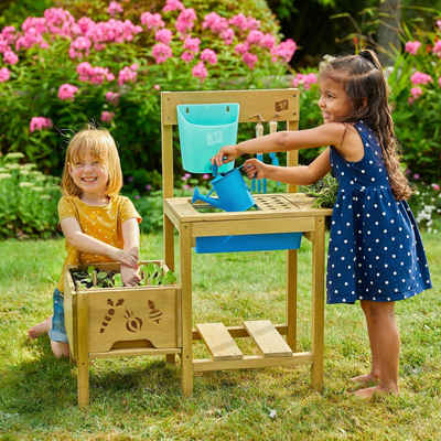 TP Toys Spielküche Grow Up Holz, BxTxH: 82,7x88x34 cm