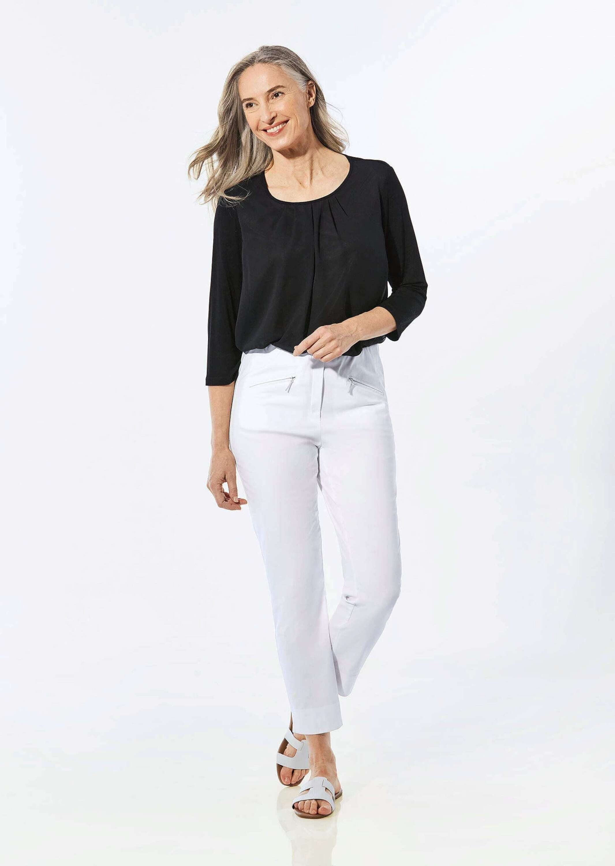GOLDNER 7/8-Caprijeans 7/8-Super-Stretch-Schlupfhose LOUISA günstig online kaufen