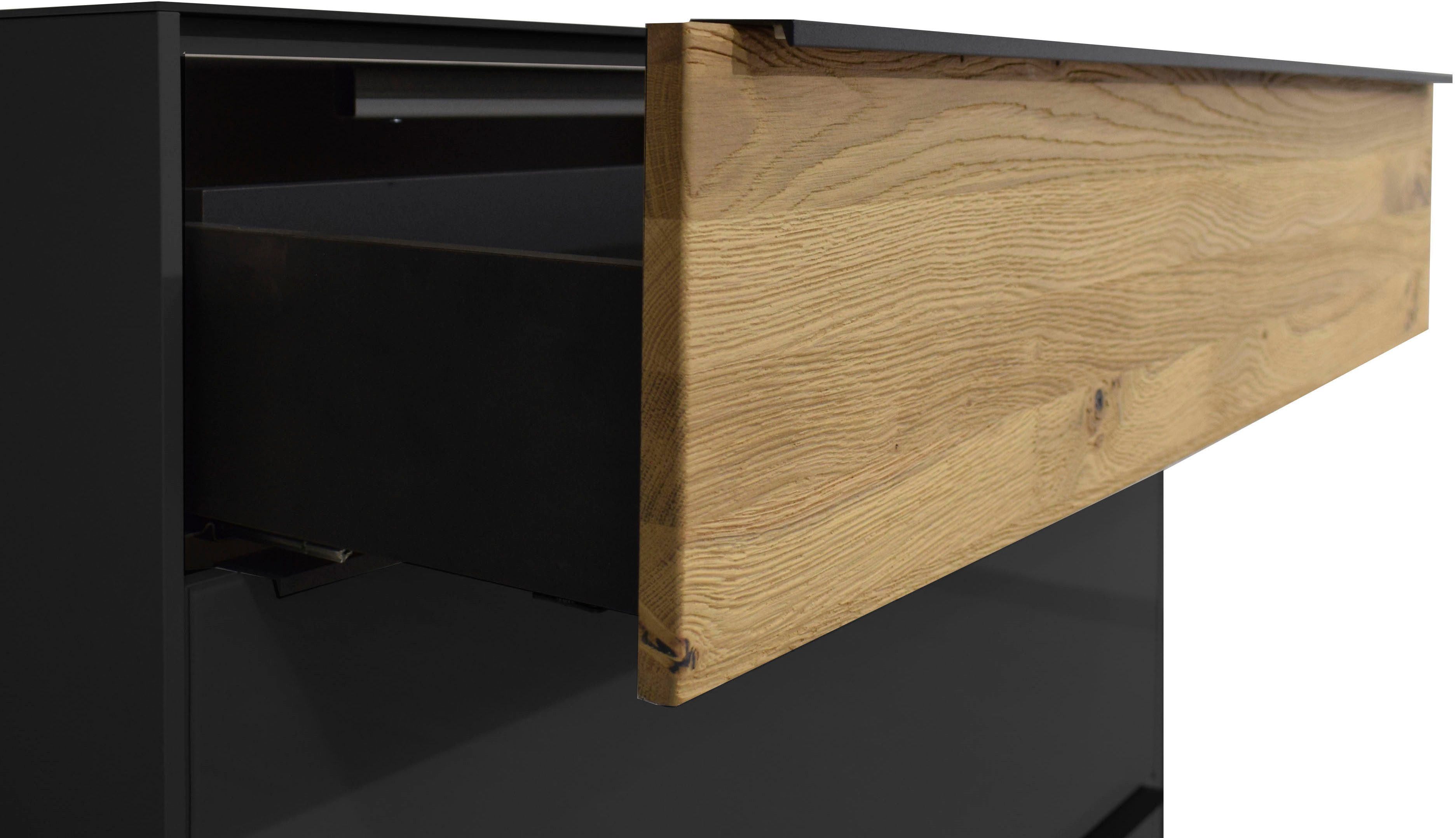 Mäusbacher Schuhschrank Nova Garderobe inkl. Metallschuhkörbe und Griffbeleuchtung BHT 107 x 110 x 32 cm – Bild 5 von 5