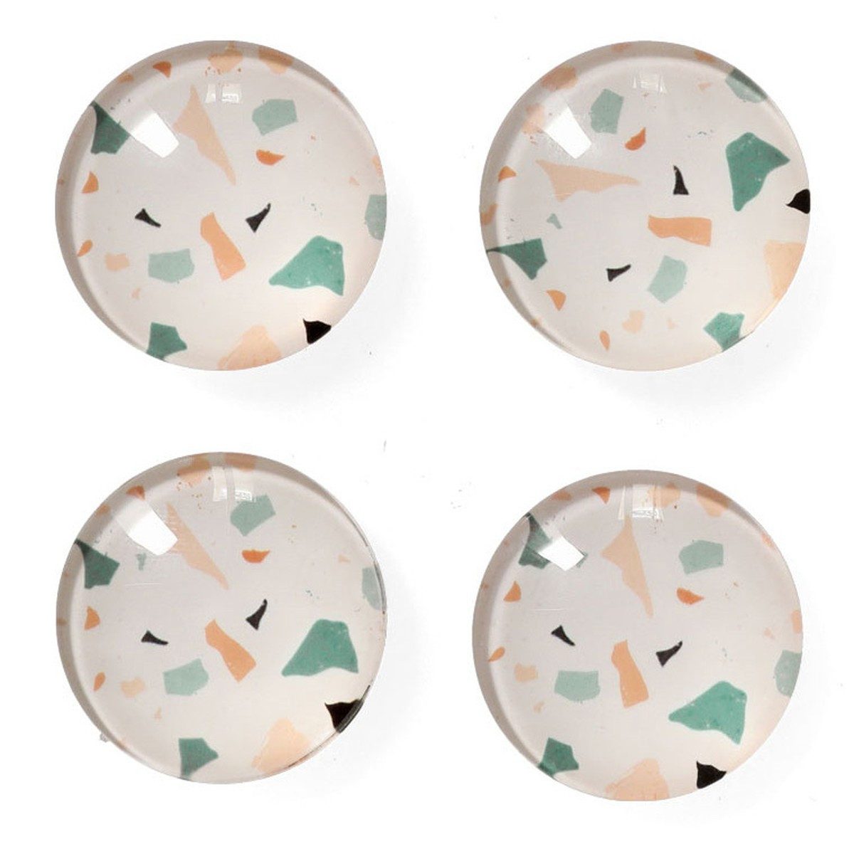 Zeller Present Magnettafel Magneten, Ø 2,5 cm, 4er-Set