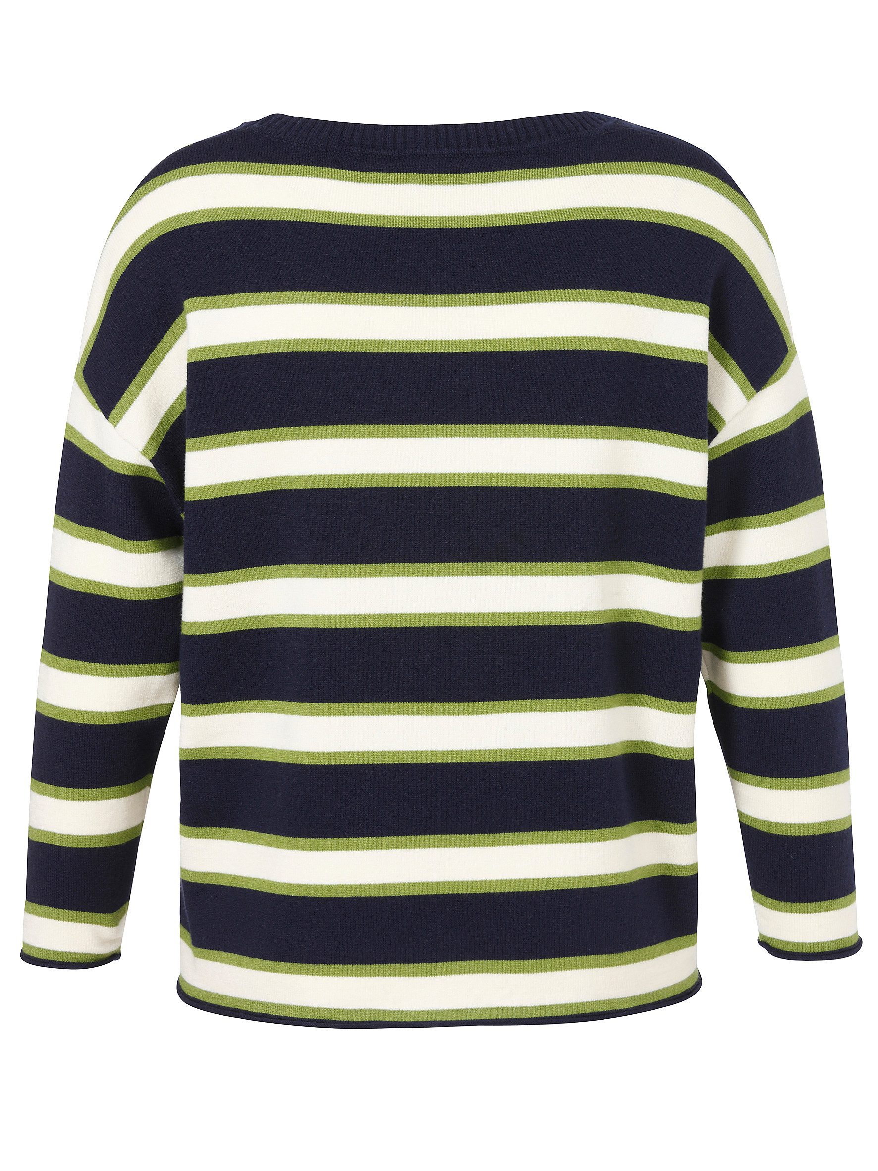 VIA APPIA DUE Sweatshirt Pullover Rundhals 1/1 Arm Jacquard