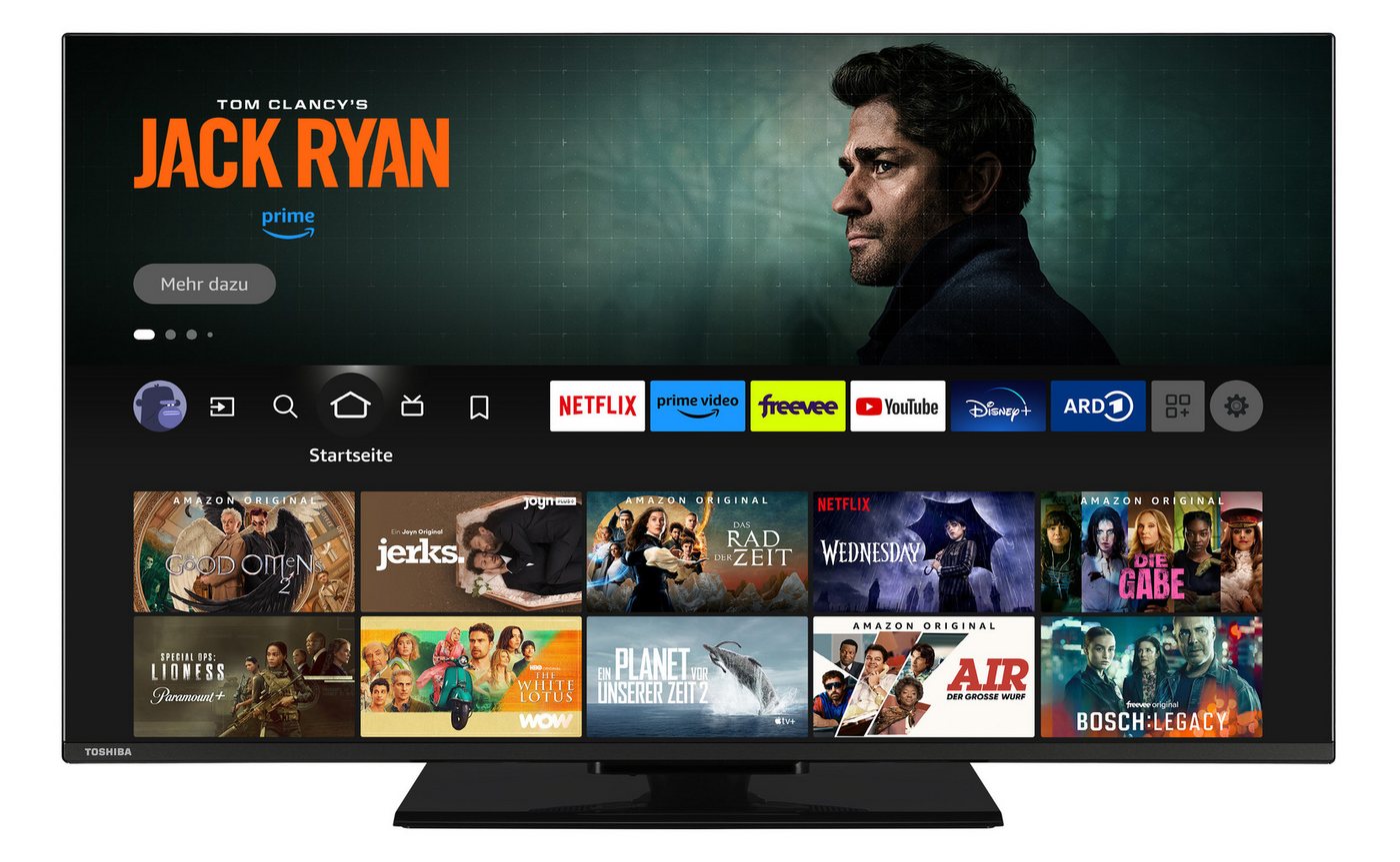 Toshiba 43LF3F63DAZ LCD-LED Fernseher (108 cm/43 Zoll, Full HD, Fire TV, HDR, Triple-Tuner, Alexa Built-In, Bluetooth) schwarz ! RABATT: 11.12% Toshiba 43LF3F63DAZ LCD-LED Fernseher (108 cm/43 Zoll, Full HD, Fire TV, HDR, Triple-Tuner, Alexa Built-In, Bluetooth) schwarz ! RABATT: 11.12%