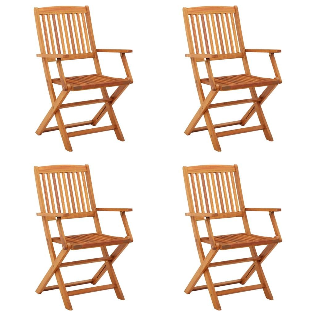 vidaXL Gartenstuhl Klappbare Gartenstühle 4 Stk. günstig online kaufen