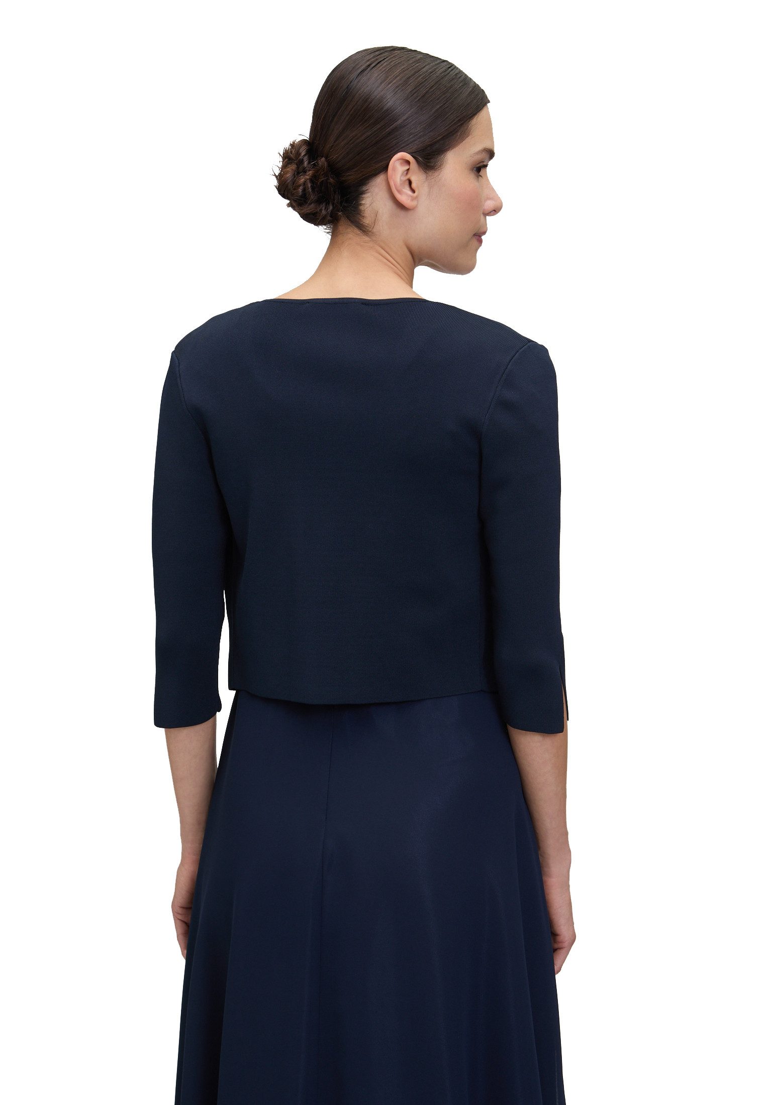 Vera Mont Strickjacke Damen langarm (1-tlg) Ärmelschlitz