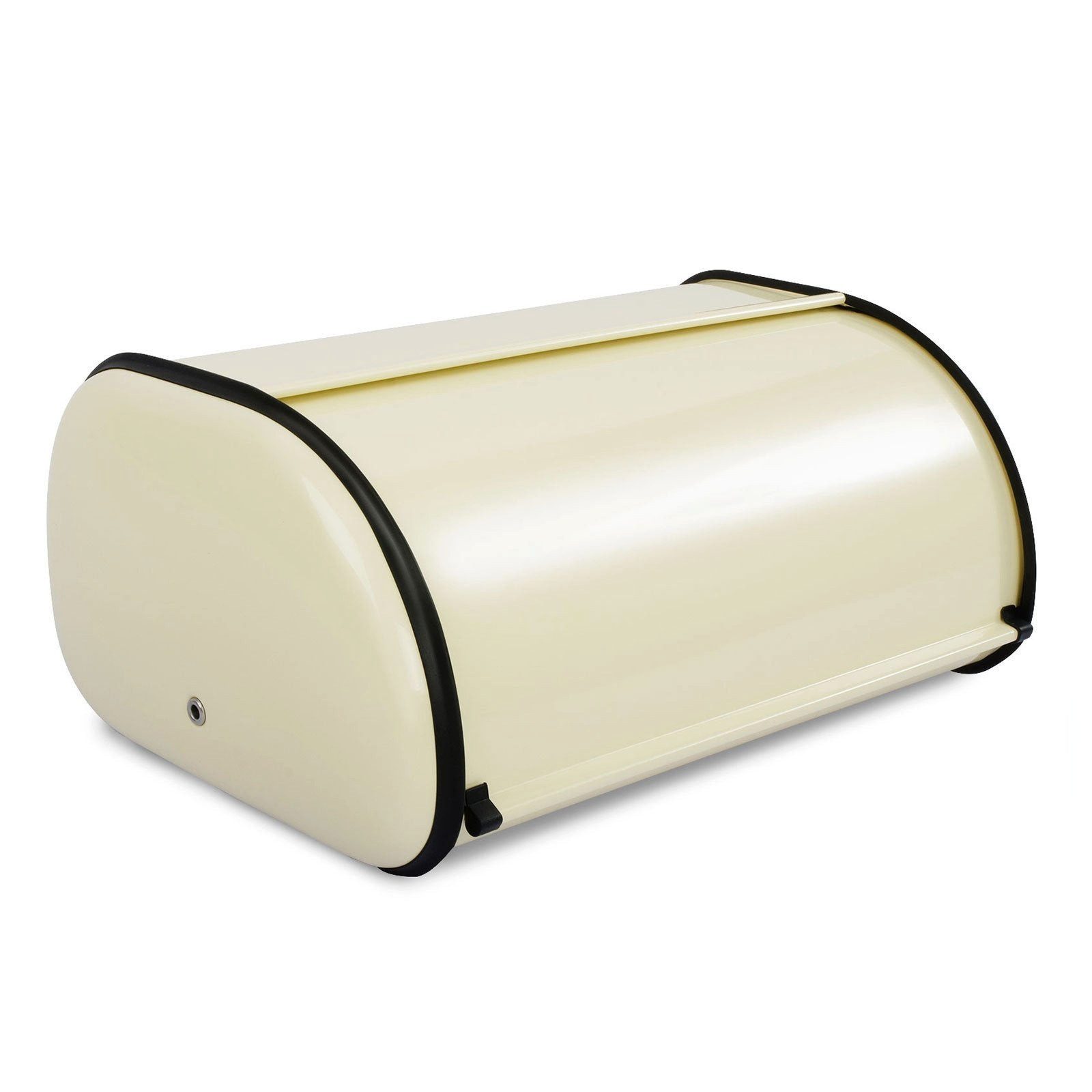 casa pura Brotkasten Bernd, Erhältlich in 3 Farben, Aufbewahrungsbox, Stahl, Belüftungslöcher