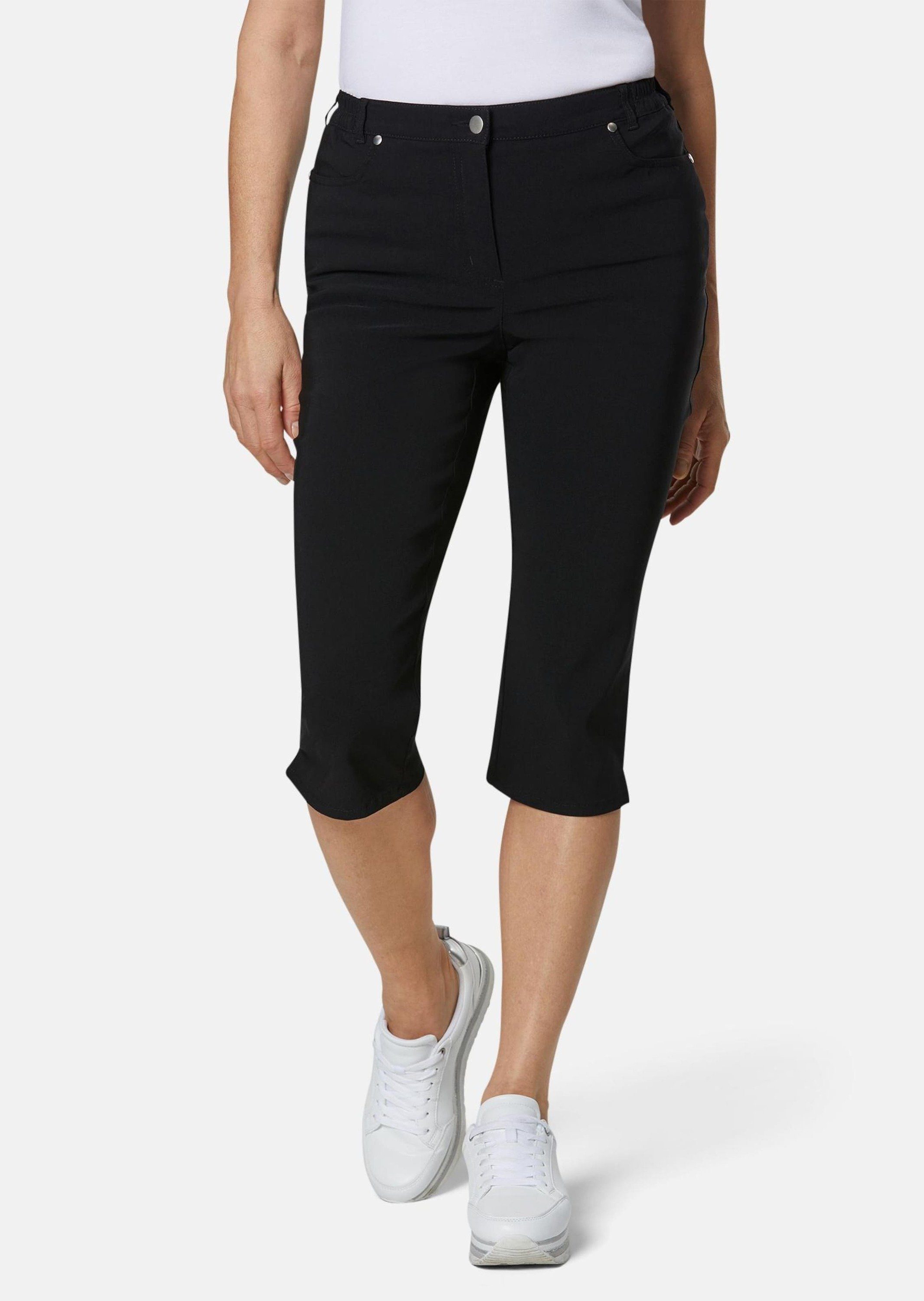 GOLDNER 7/8-Caprijeans Kurzgröße: Capri-Super-Stretch-Hose Carla